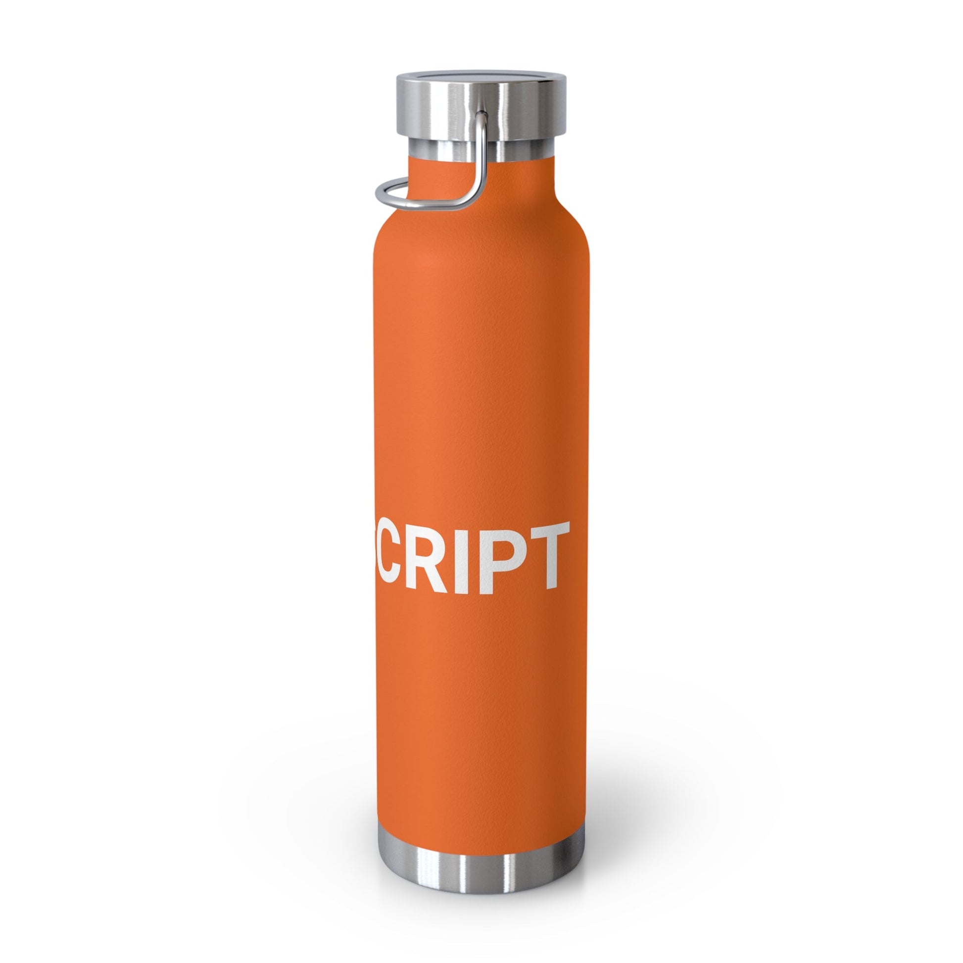 "I am JavaScript" Copper Vacuum Insulated Bottle, 22oz - Coder Cave