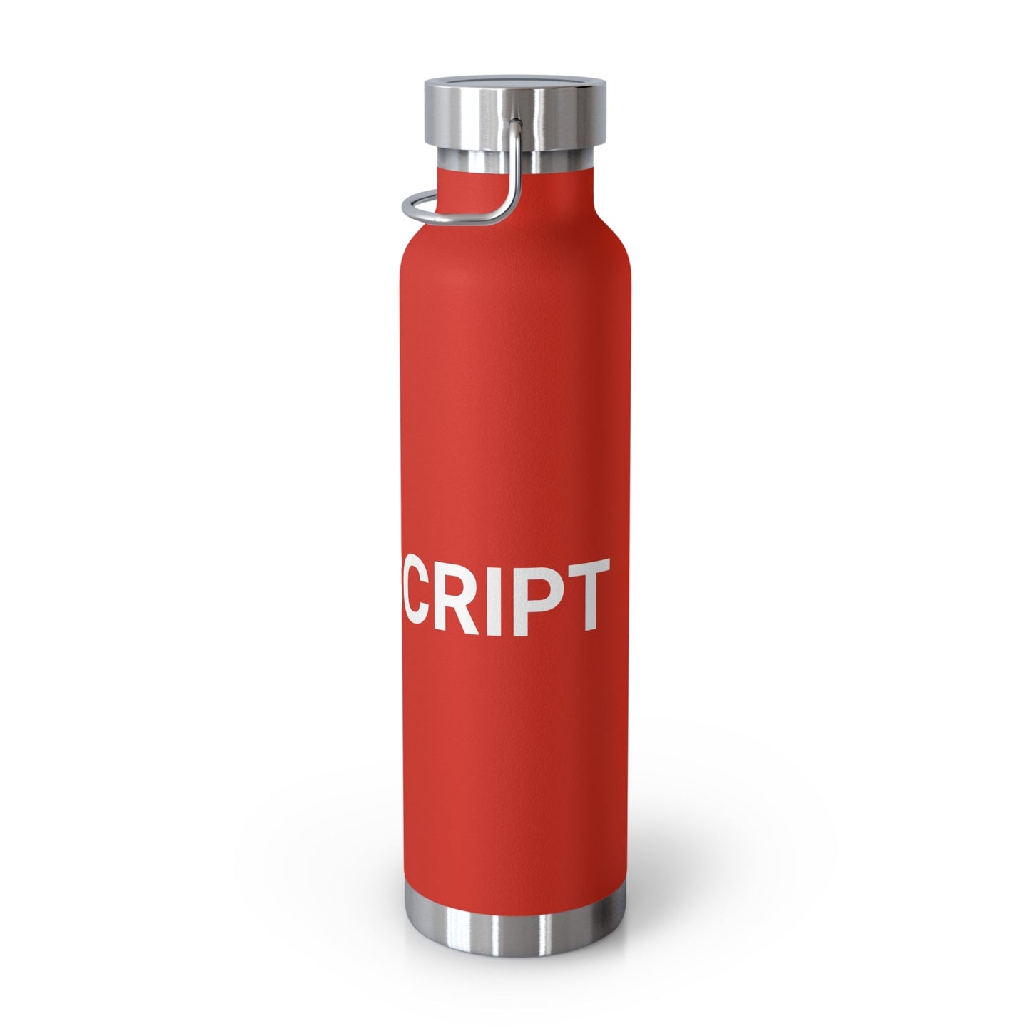"I am JavaScript" Copper Vacuum Insulated Bottle, 22oz - Coder Cave