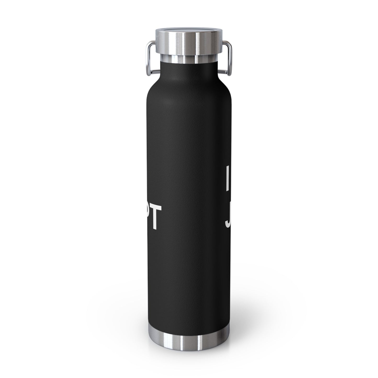 "I am JavaScript" Copper Vacuum Insulated Bottle, 22oz - Coder Cave