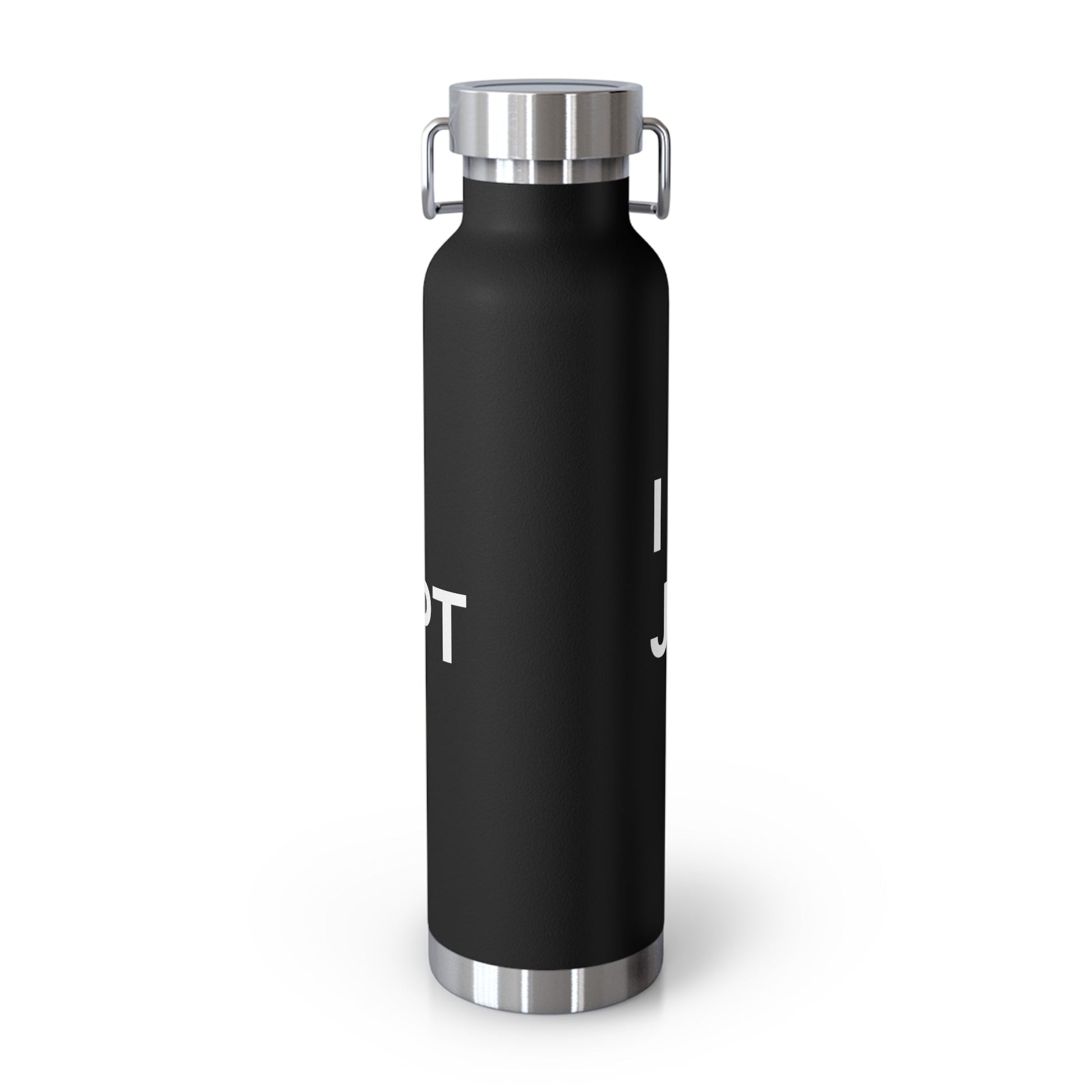 "I am JavaScript" Copper Vacuum Insulated Bottle, 22oz - Coder Cave