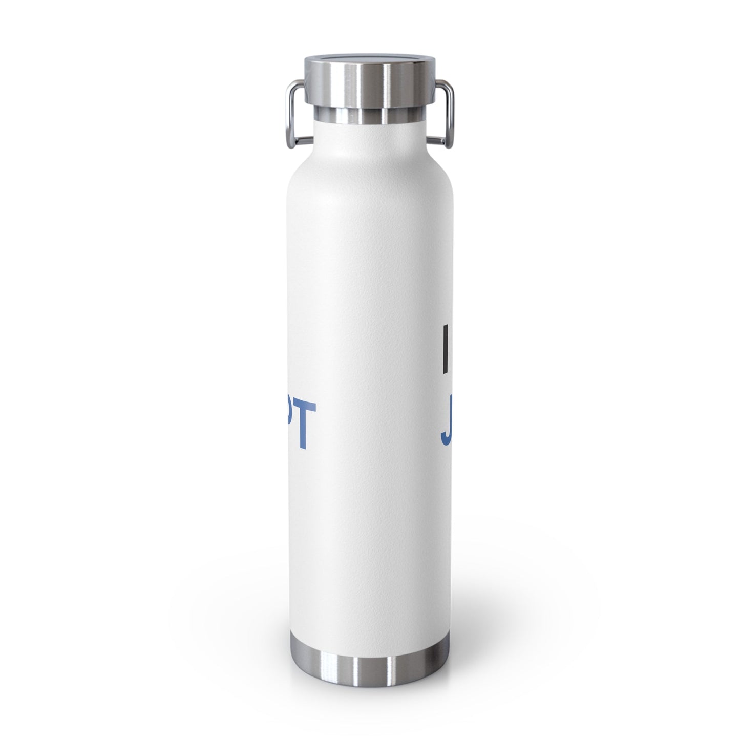 "I am JavaScript" Copper Vacuum Insulated Bottle, 22oz - Coder Cave