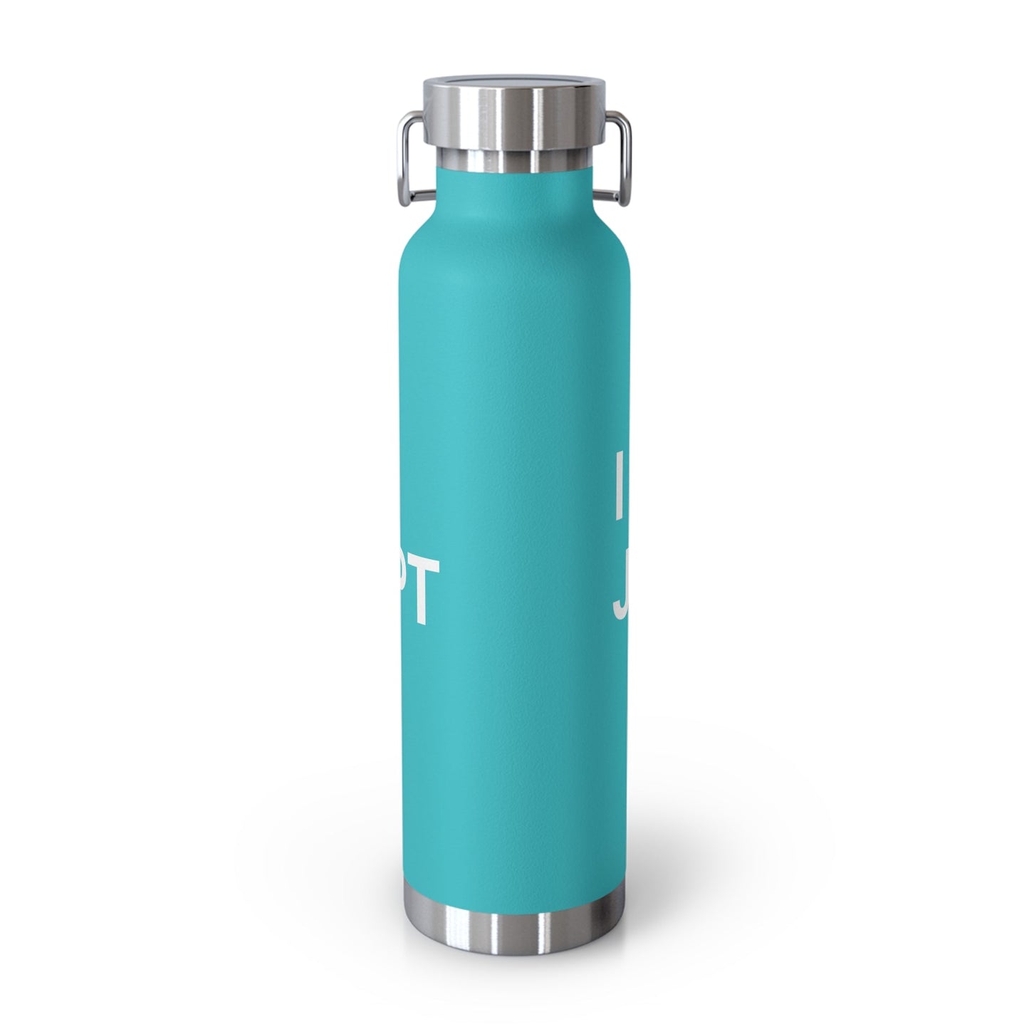 "I am JavaScript" Copper Vacuum Insulated Bottle, 22oz - Coder Cave