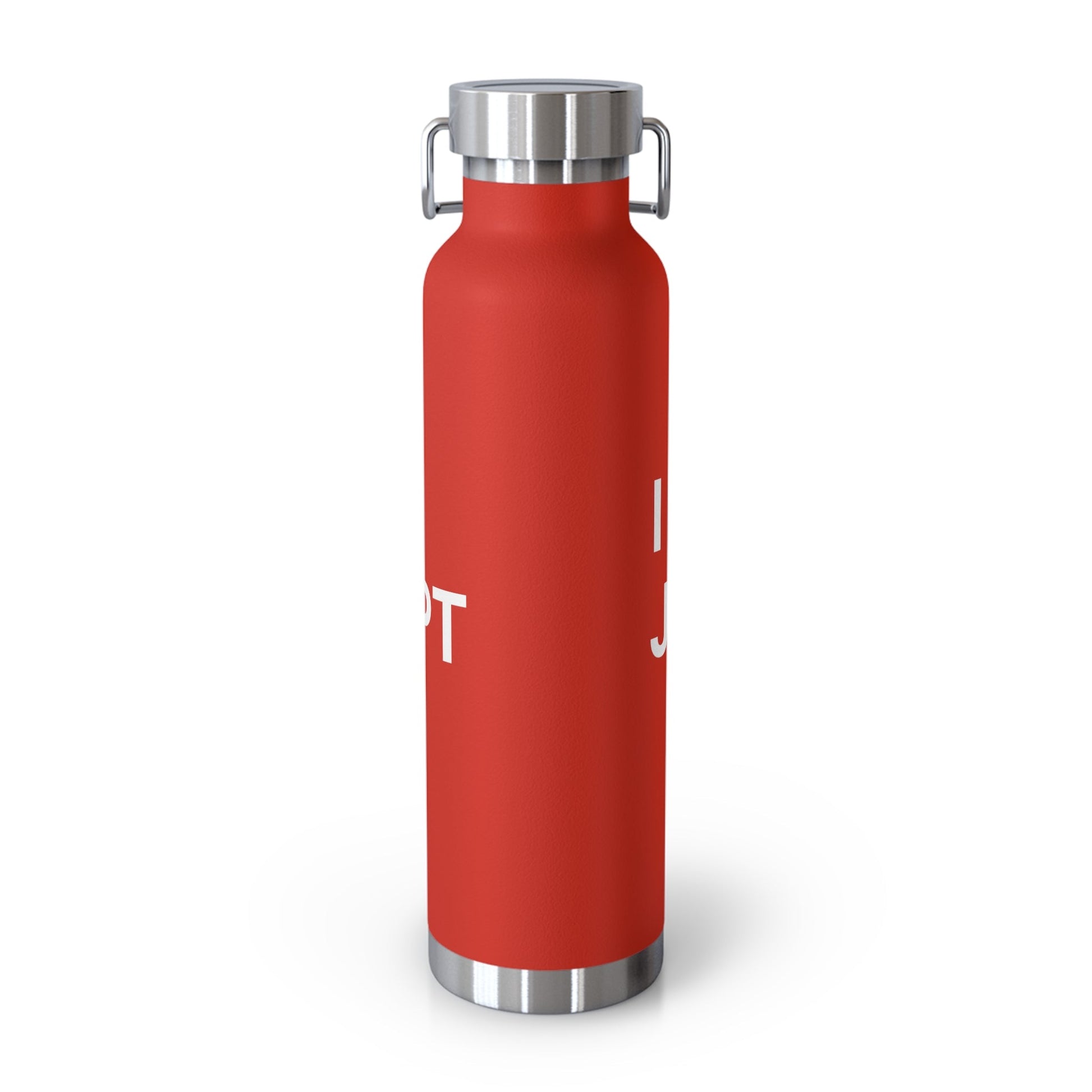 "I am JavaScript" Copper Vacuum Insulated Bottle, 22oz - Coder Cave