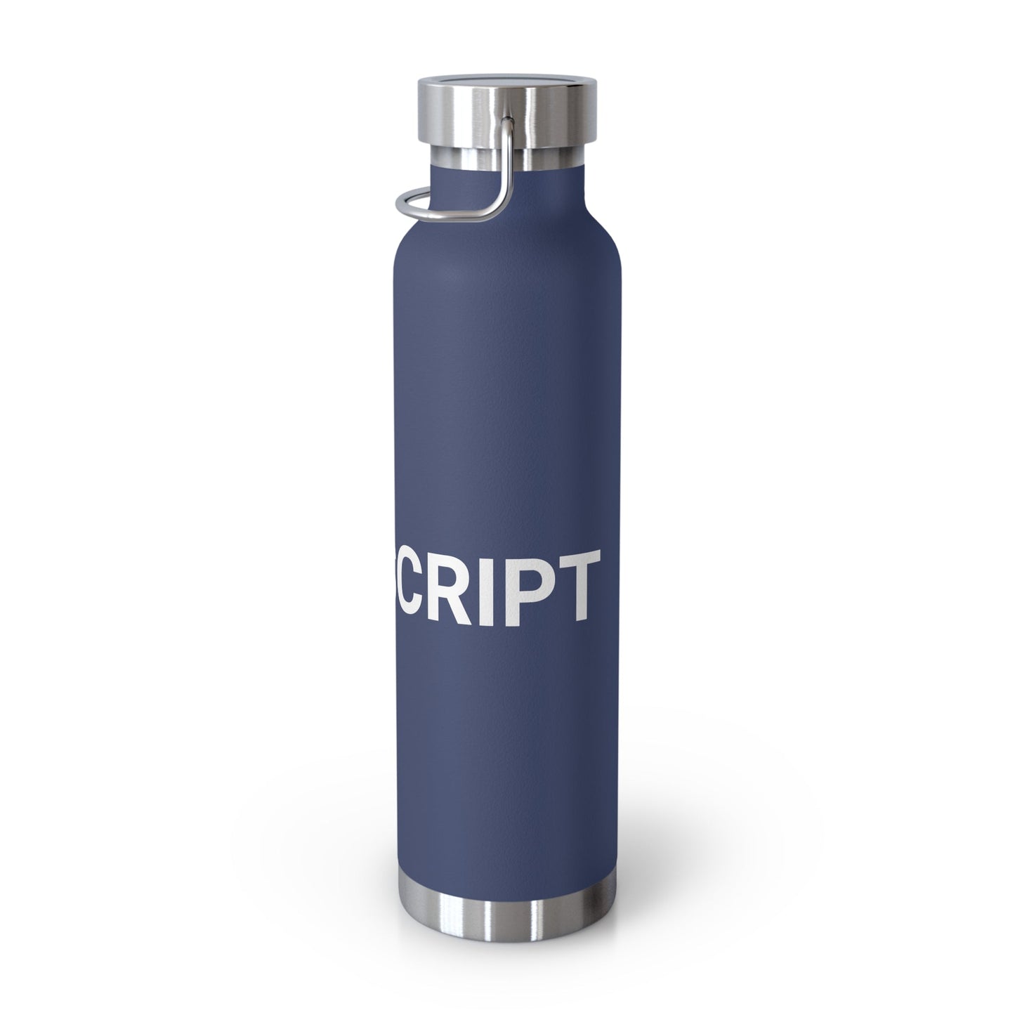 "I am JavaScript" Copper Vacuum Insulated Bottle, 22oz - Coder Cave