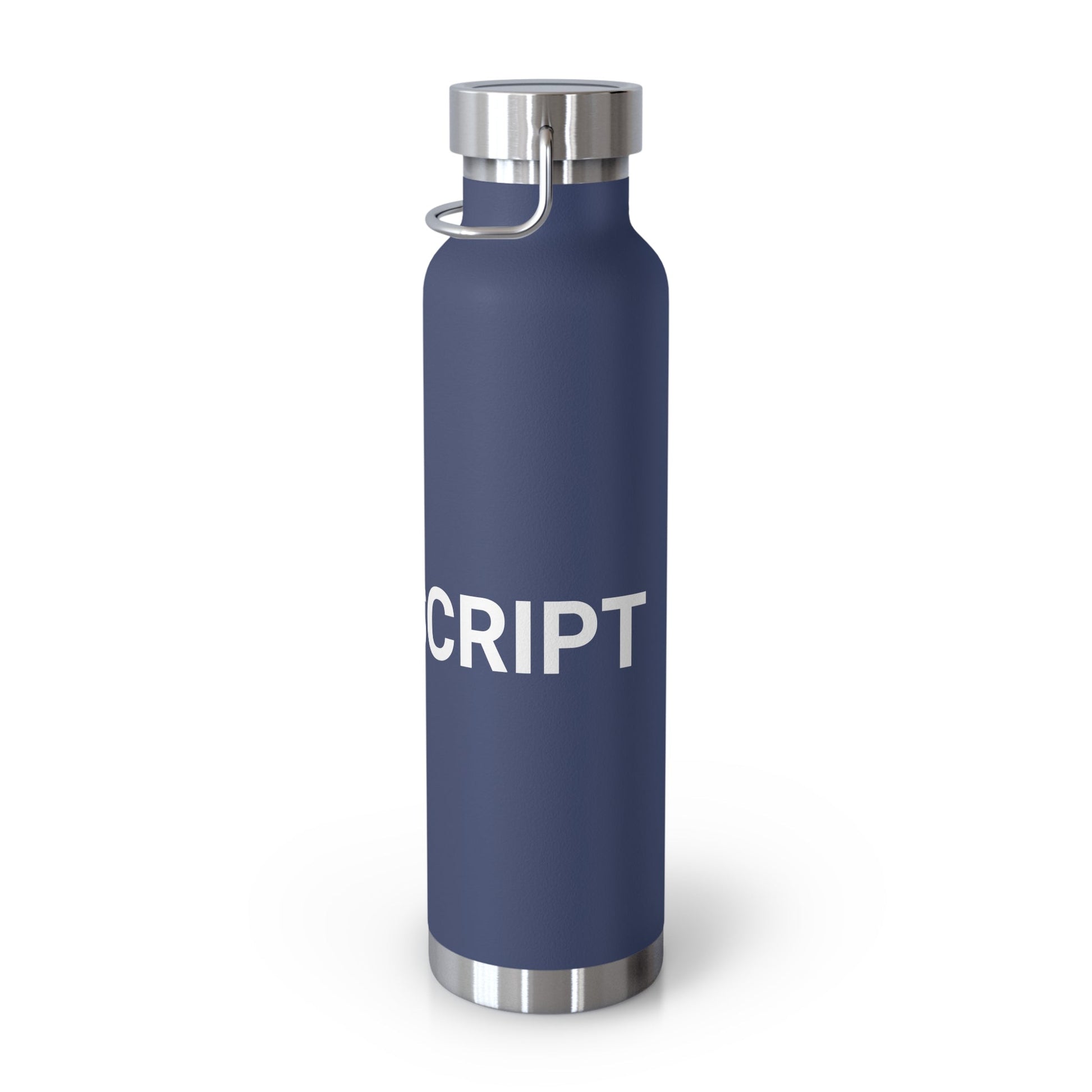"I am JavaScript" Copper Vacuum Insulated Bottle, 22oz - Coder Cave