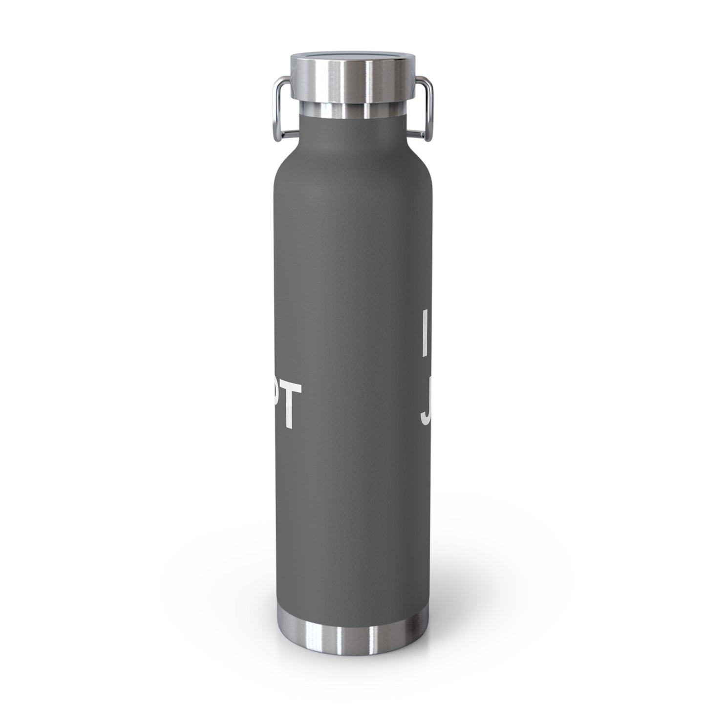 "I am JavaScript" Copper Vacuum Insulated Bottle, 22oz - Coder Cave