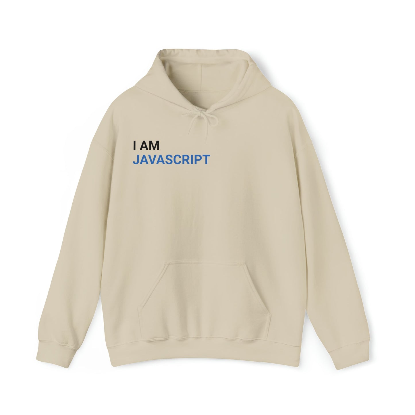 I am JavaScript Unisex Hoodie - Coder Cave
