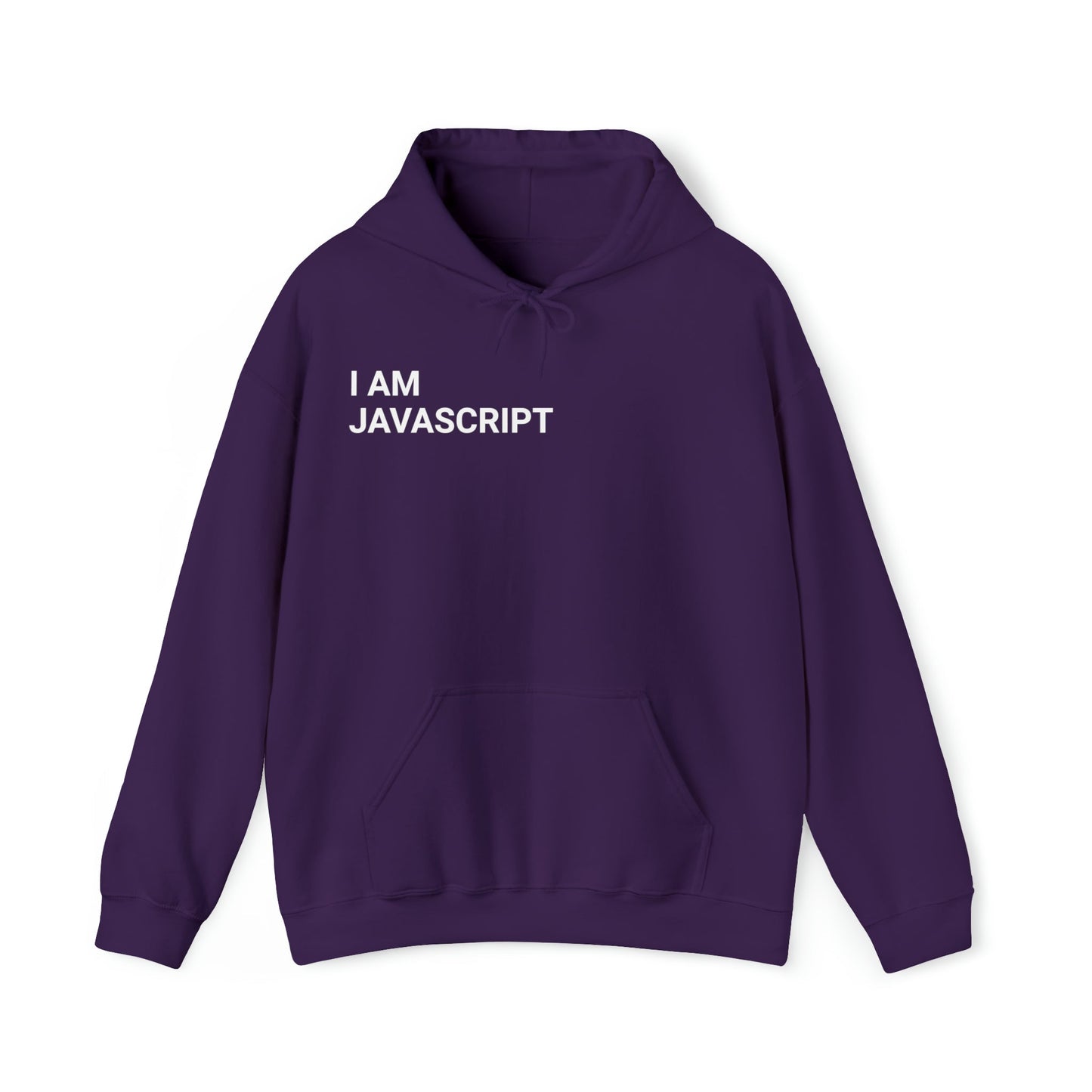 I am JavaScript Unisex Hoodie - Coder Cave