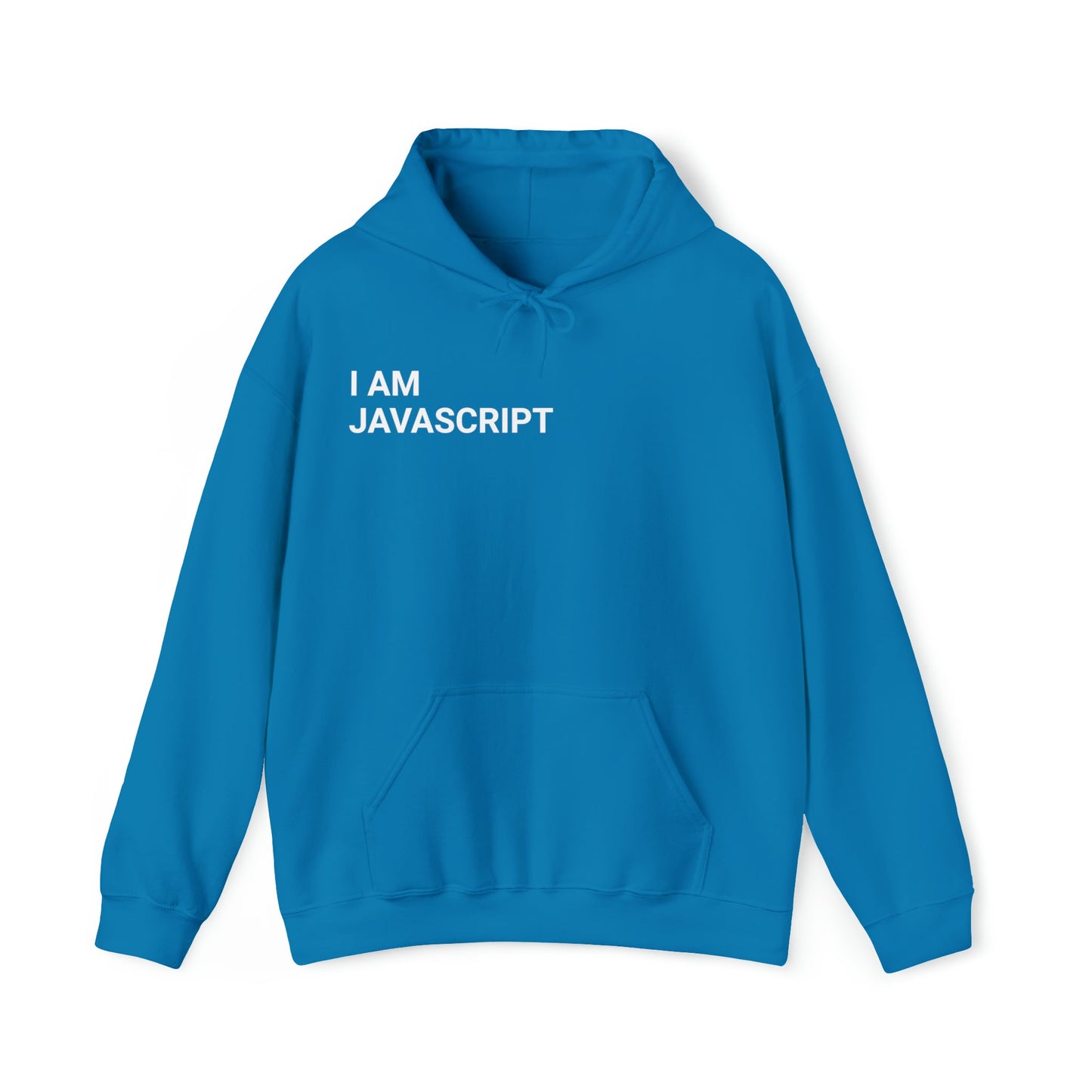 I am JavaScript Unisex Hoodie - Coder Cave