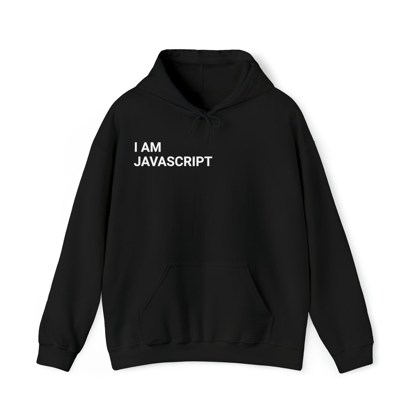 I am JavaScript Unisex Hoodie - Coder Cave