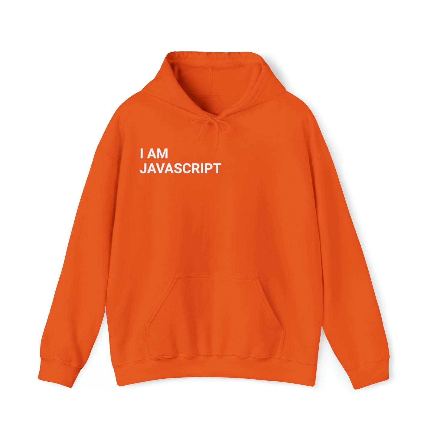 I am JavaScript Unisex Hoodie - Coder Cave