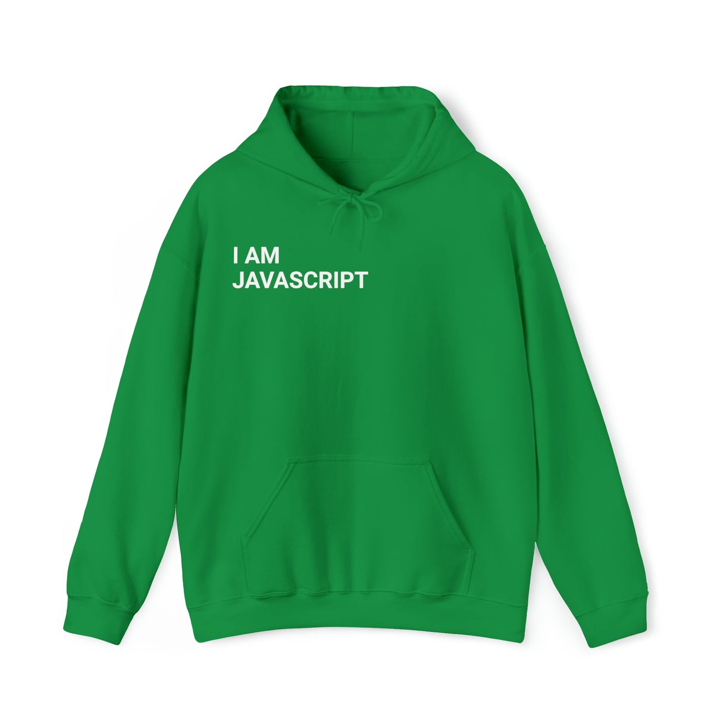 I am JavaScript Unisex Hoodie - Coder Cave