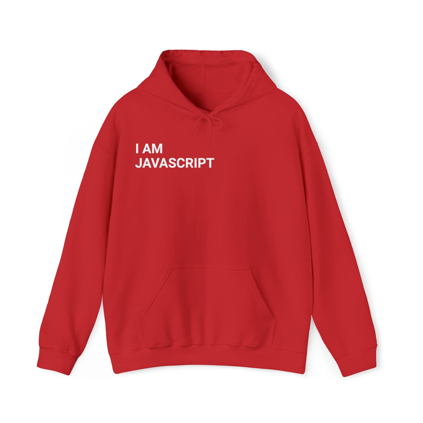 I am JavaScript Unisex Hoodie - Coder Cave