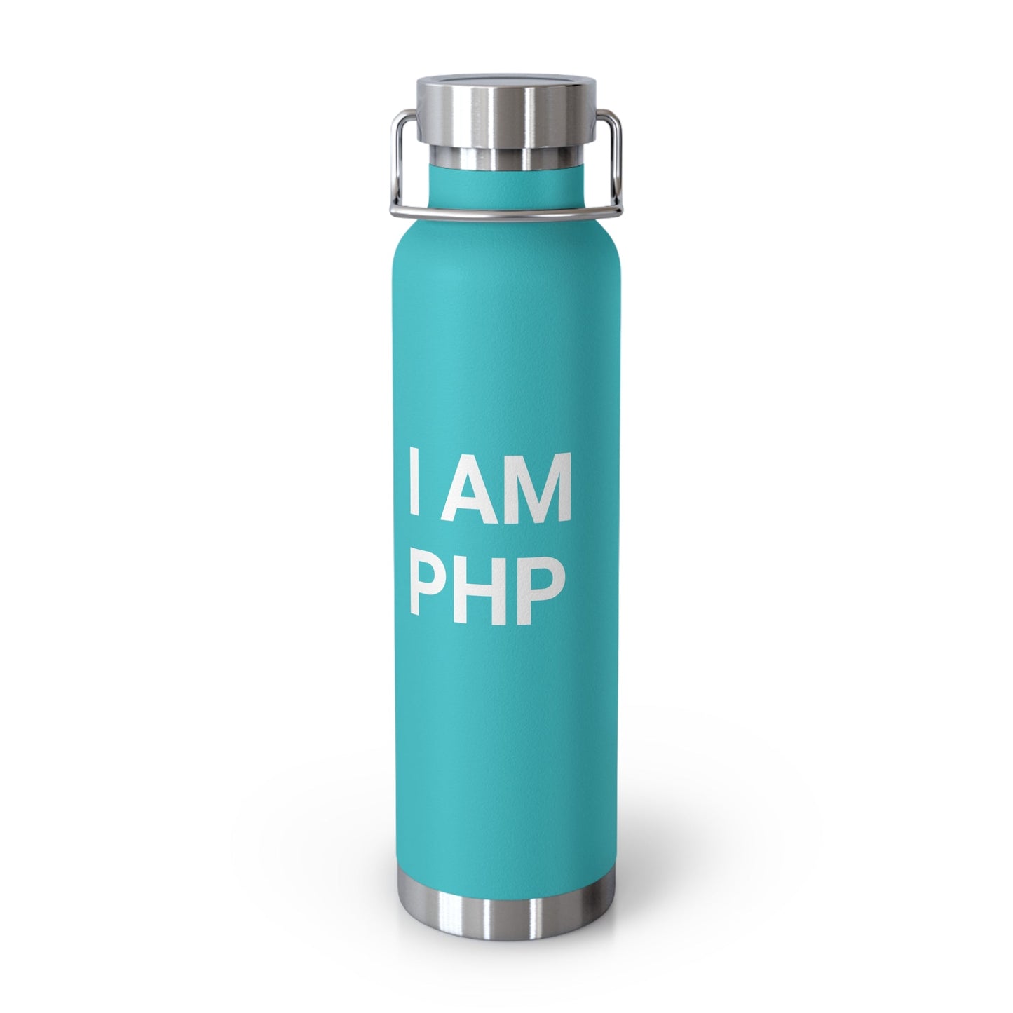 "I am PHP" Copper Vacuum Insulated Bottle, 22oz - Coder Cave