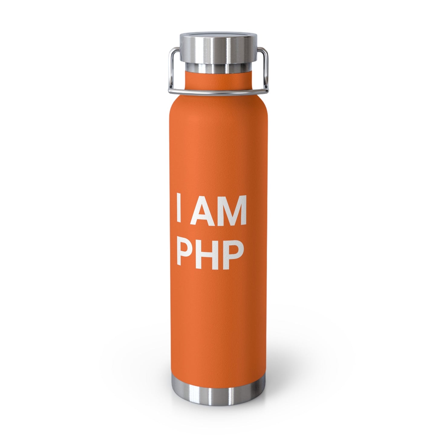"I am PHP" Copper Vacuum Insulated Bottle, 22oz - Coder Cave