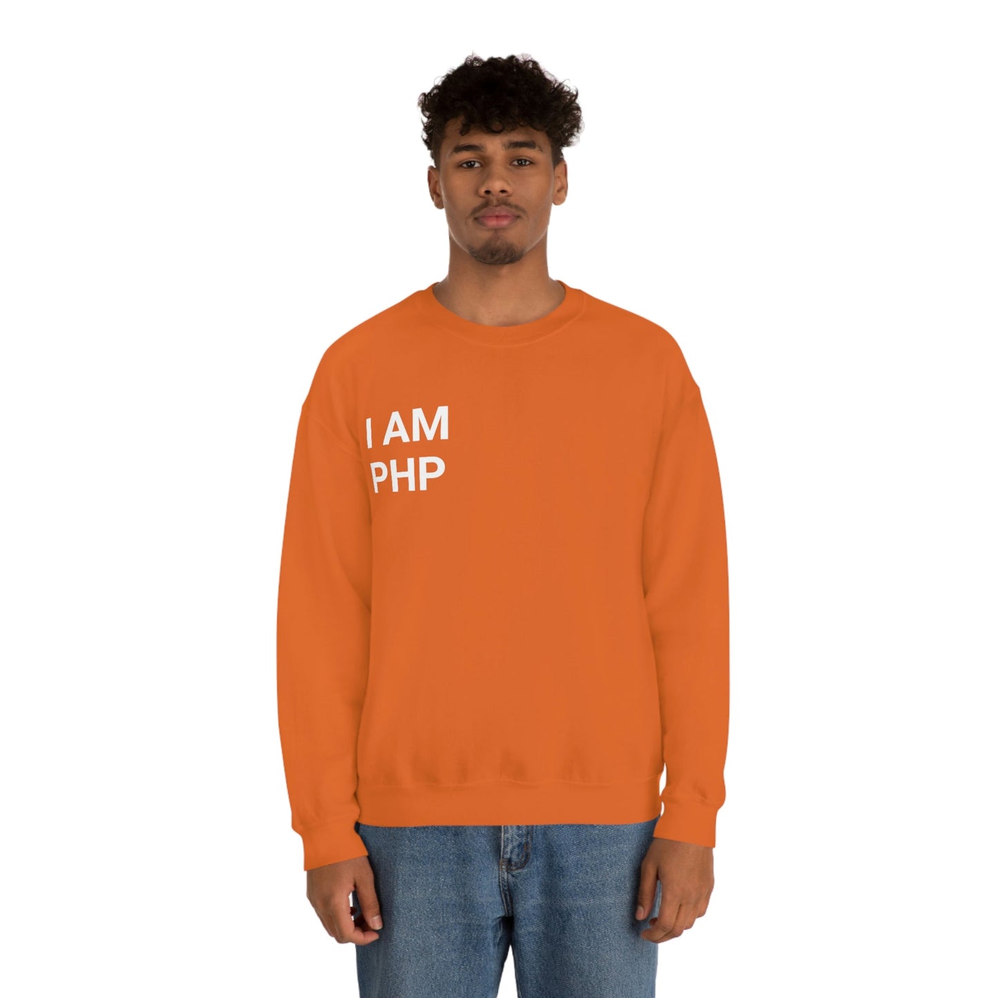 I am PHP Sweatshirt - Colour - Coder Cave