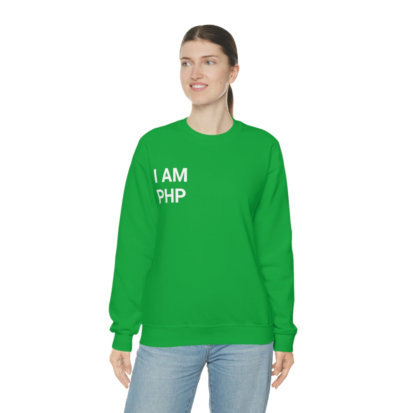 I am PHP Sweatshirt - Colour - Coder Cave