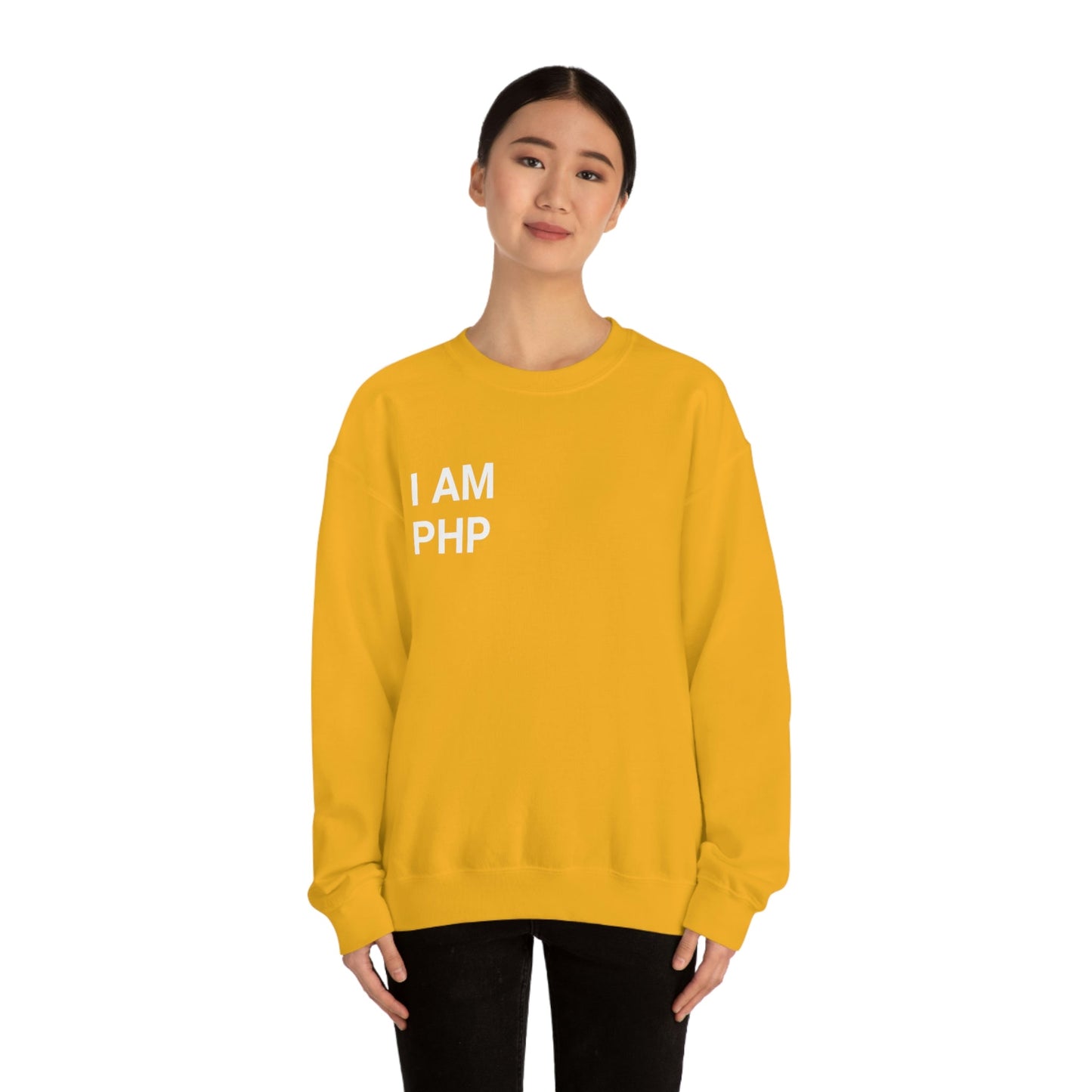 I am PHP Sweatshirt - Colour - Coder Cave