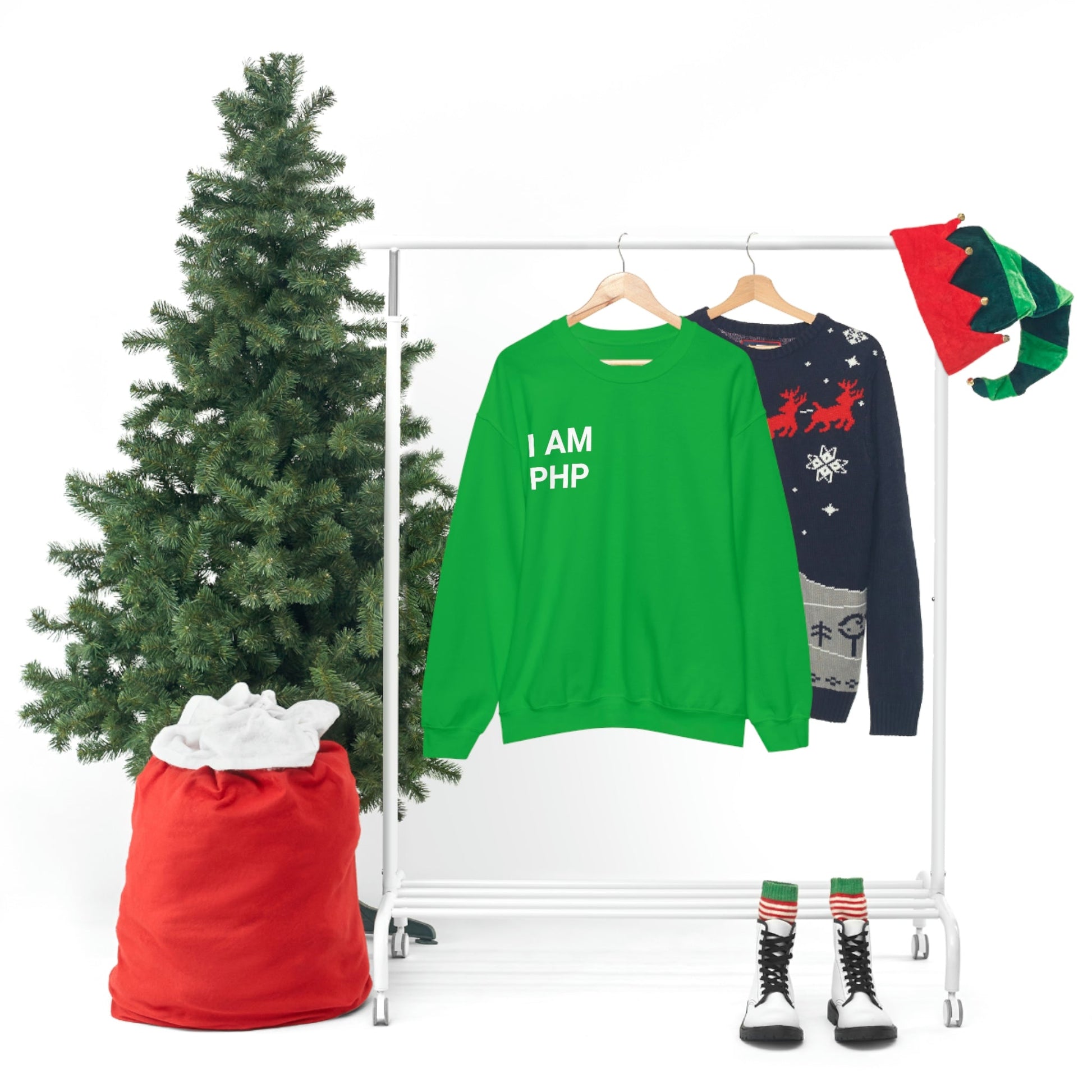 I am PHP Sweatshirt - Colour - Coder Cave