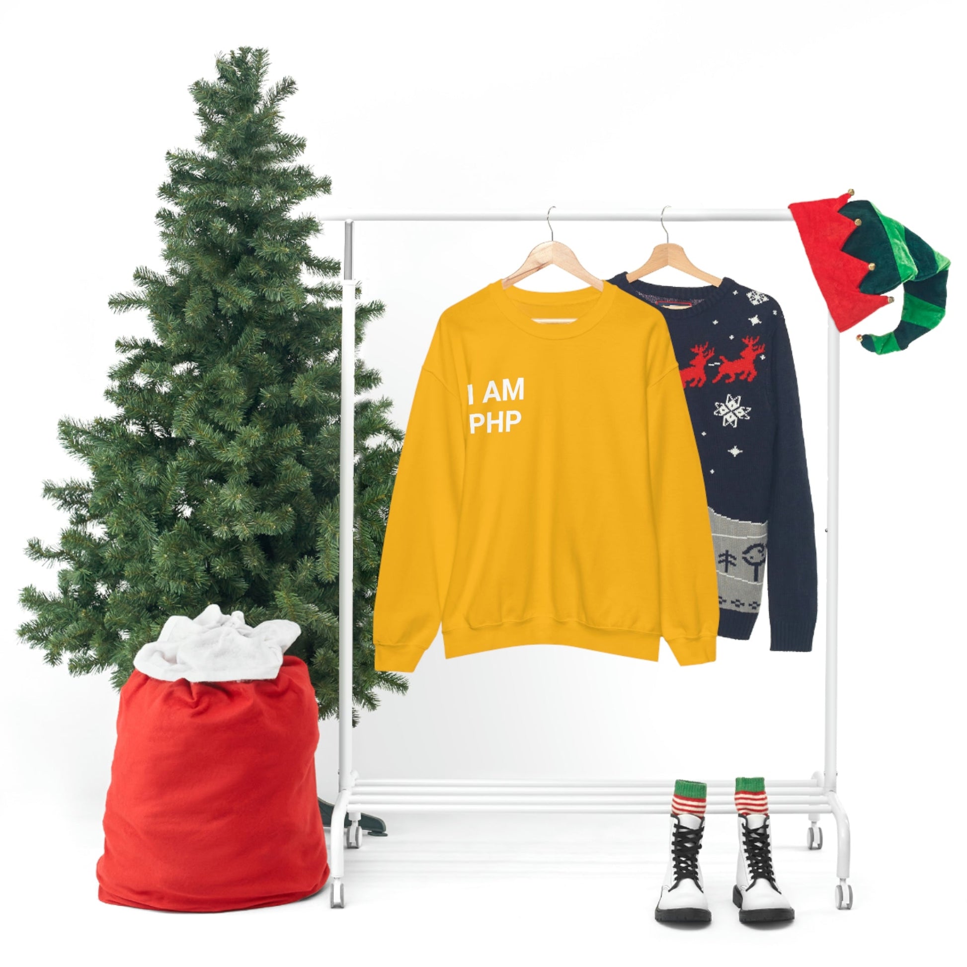 I am PHP Sweatshirt - Colour - Coder Cave