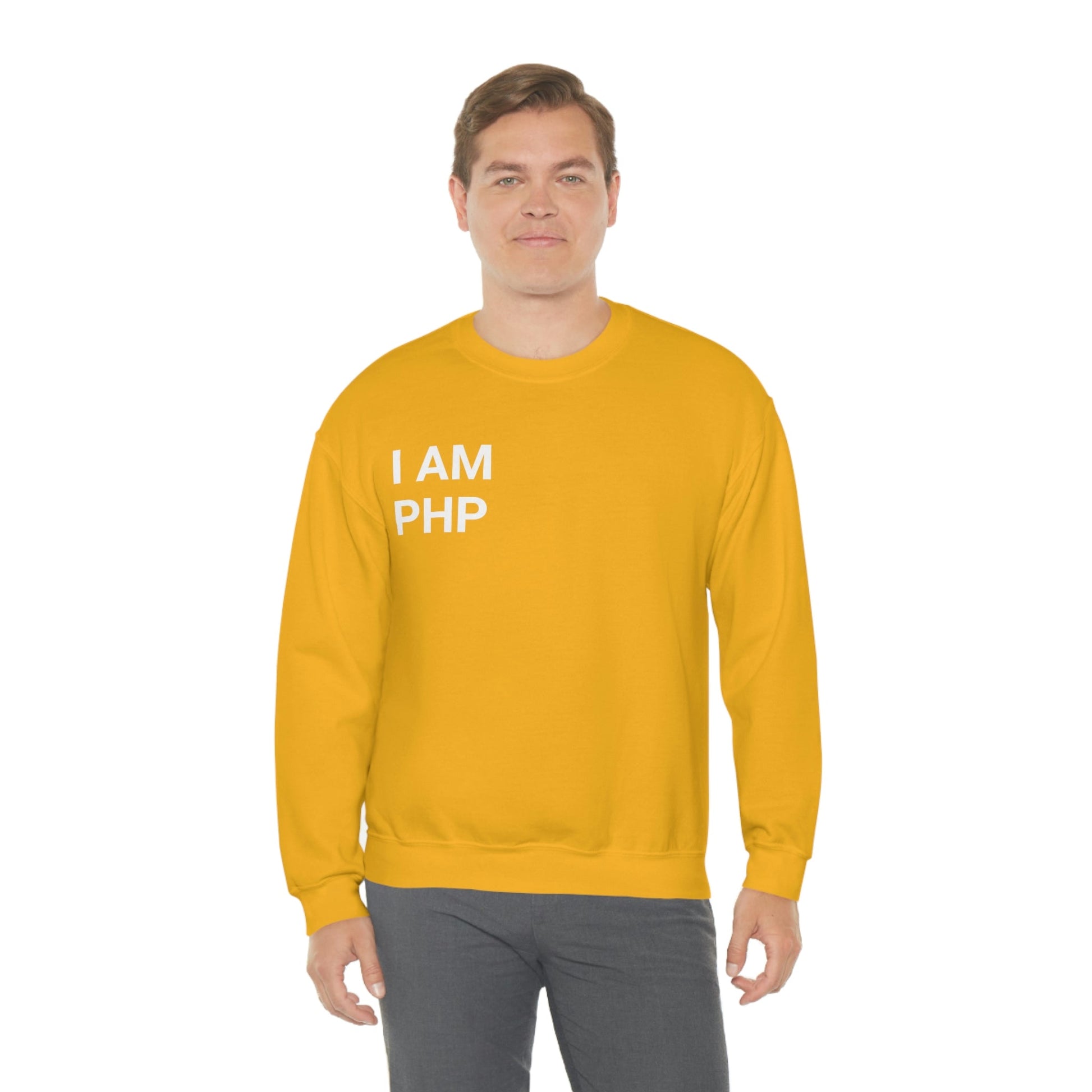 I am PHP Sweatshirt - Colour - Coder Cave