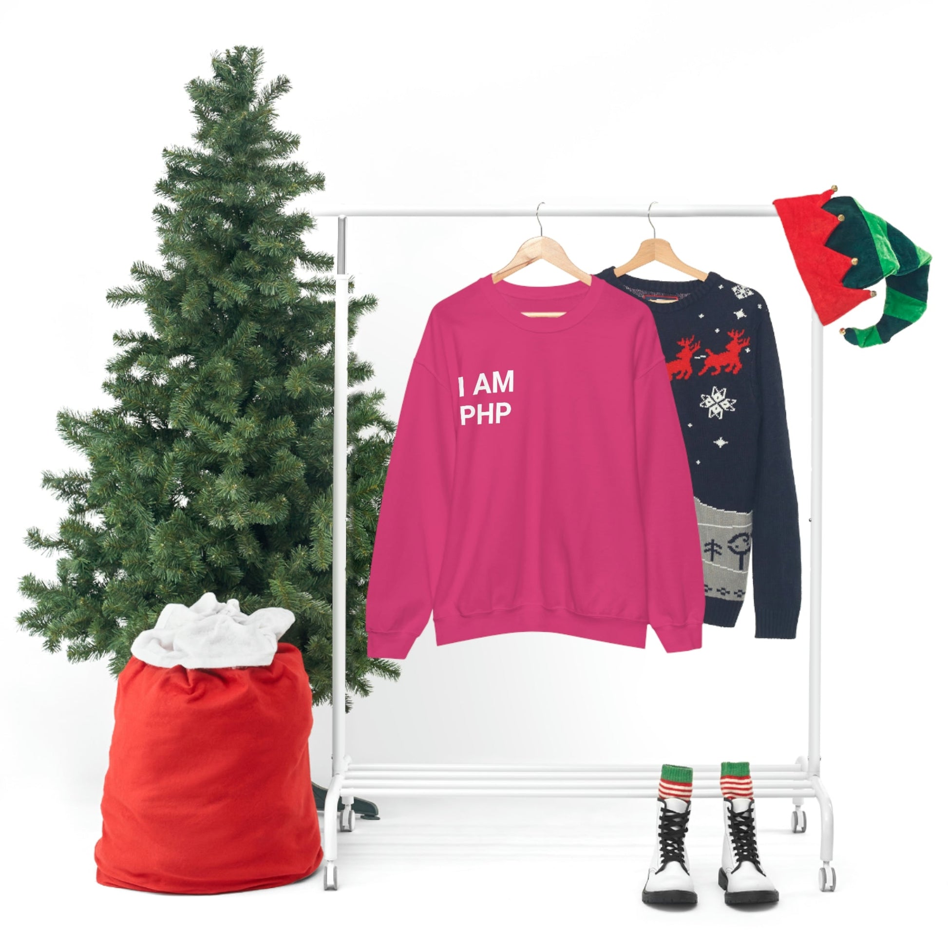 I am PHP Sweatshirt - Colour - Coder Cave
