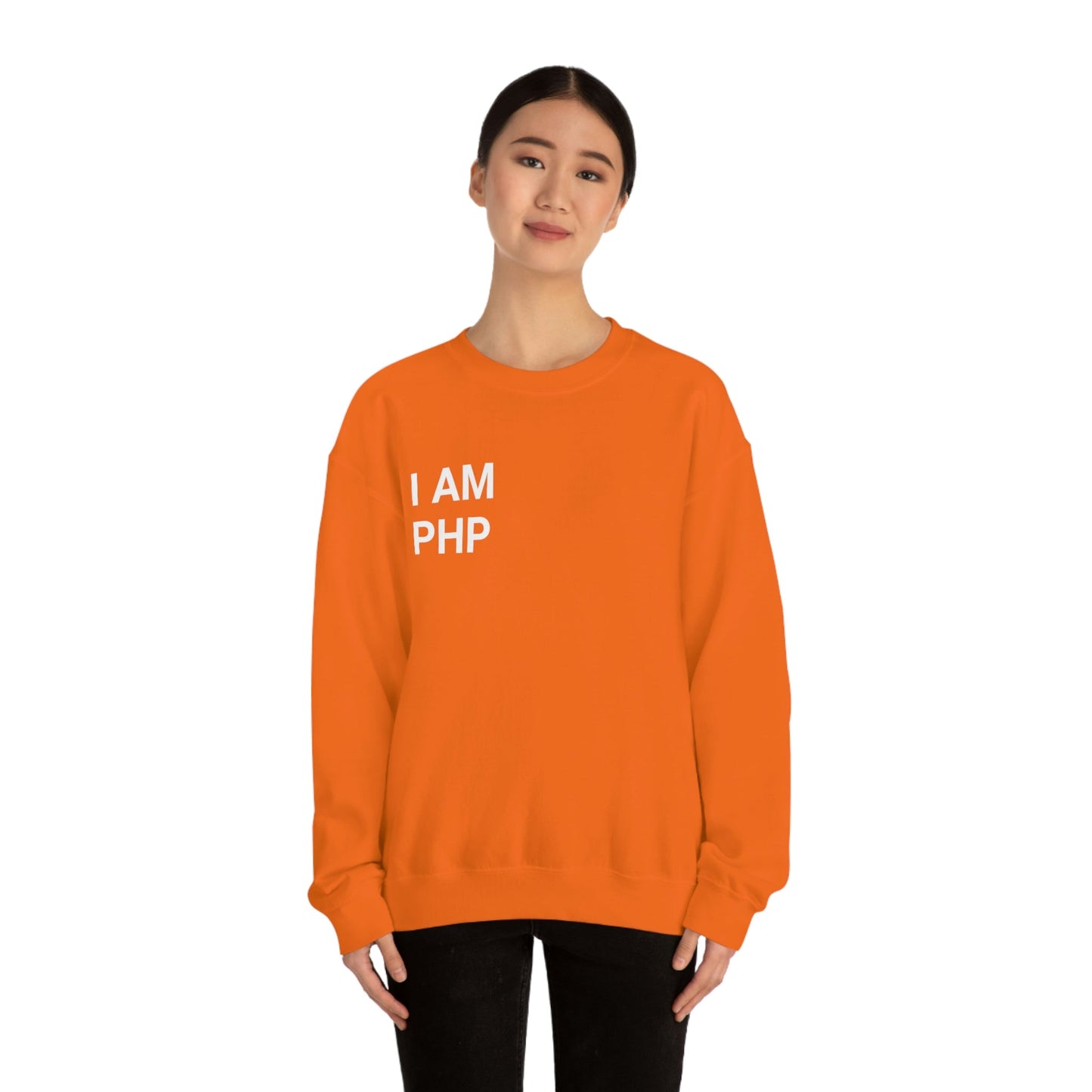 I am PHP Sweatshirt - Colour - Coder Cave
