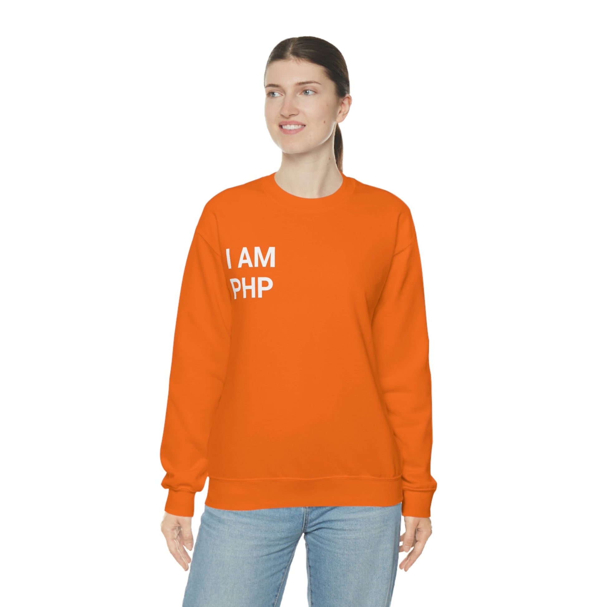 I am PHP Sweatshirt - Colour - Coder Cave