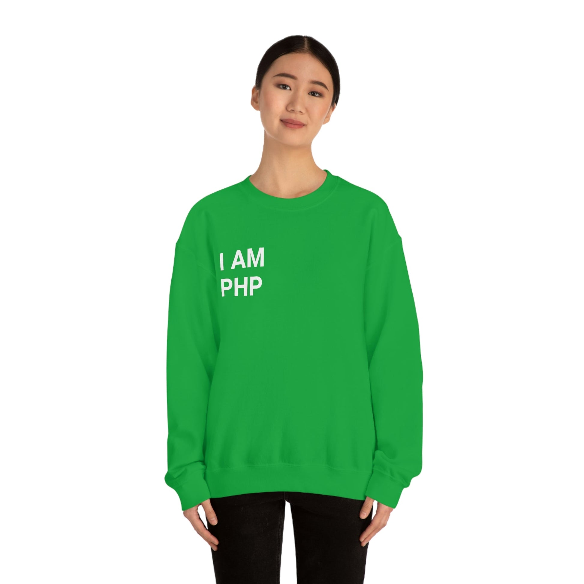 I am PHP Sweatshirt - Colour - Coder Cave