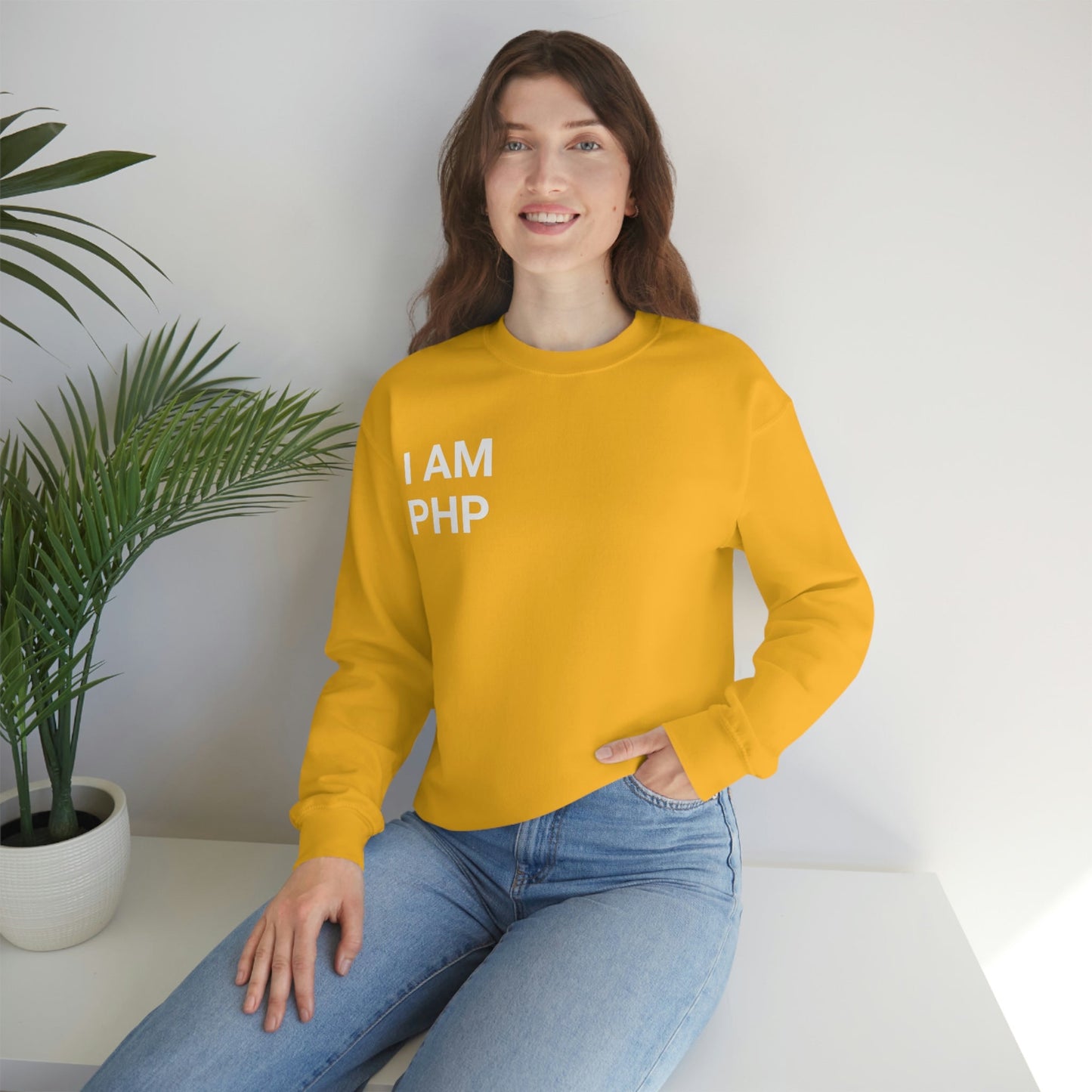 I am PHP Sweatshirt - Colour - Coder Cave