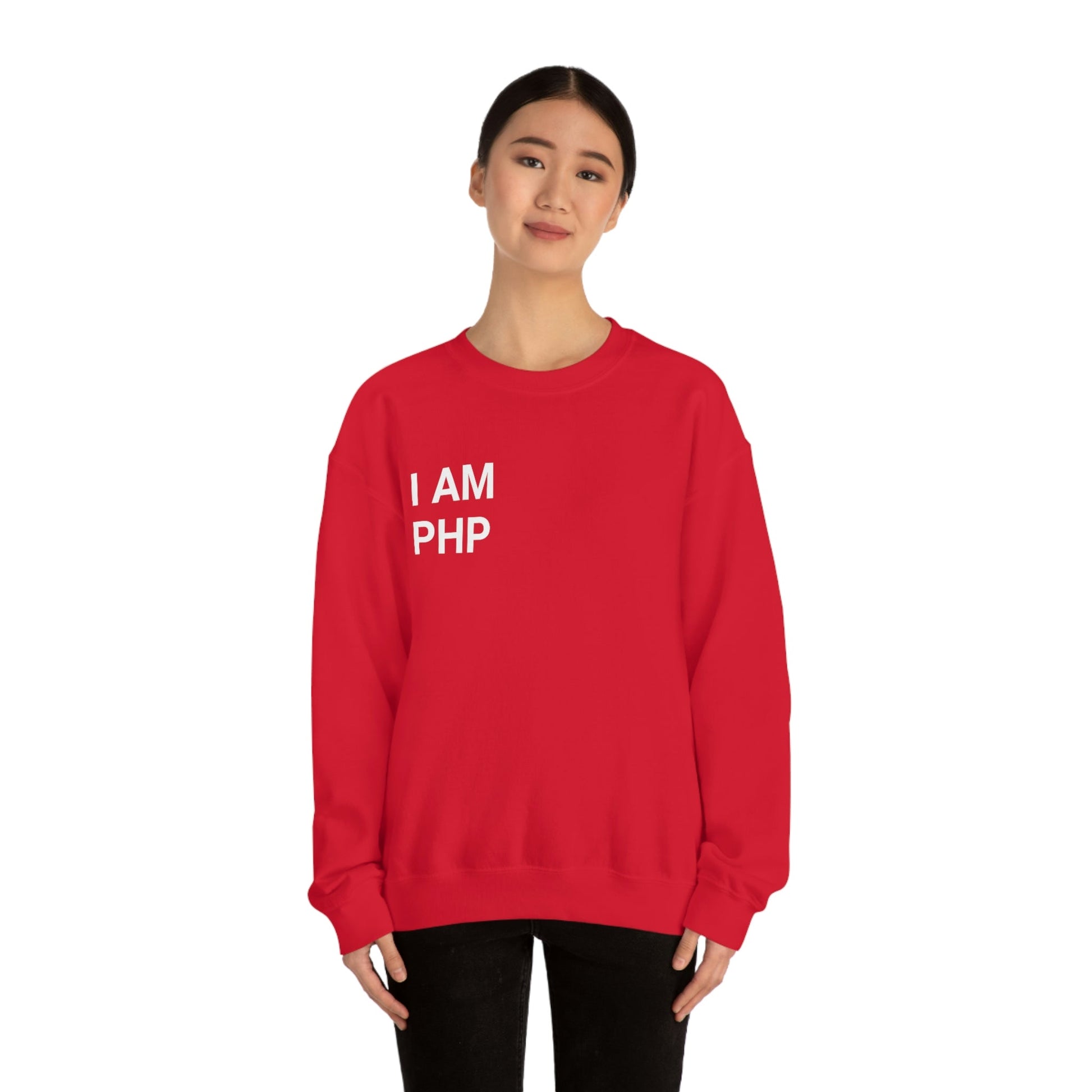 I am PHP Sweatshirt - Colour - Coder Cave
