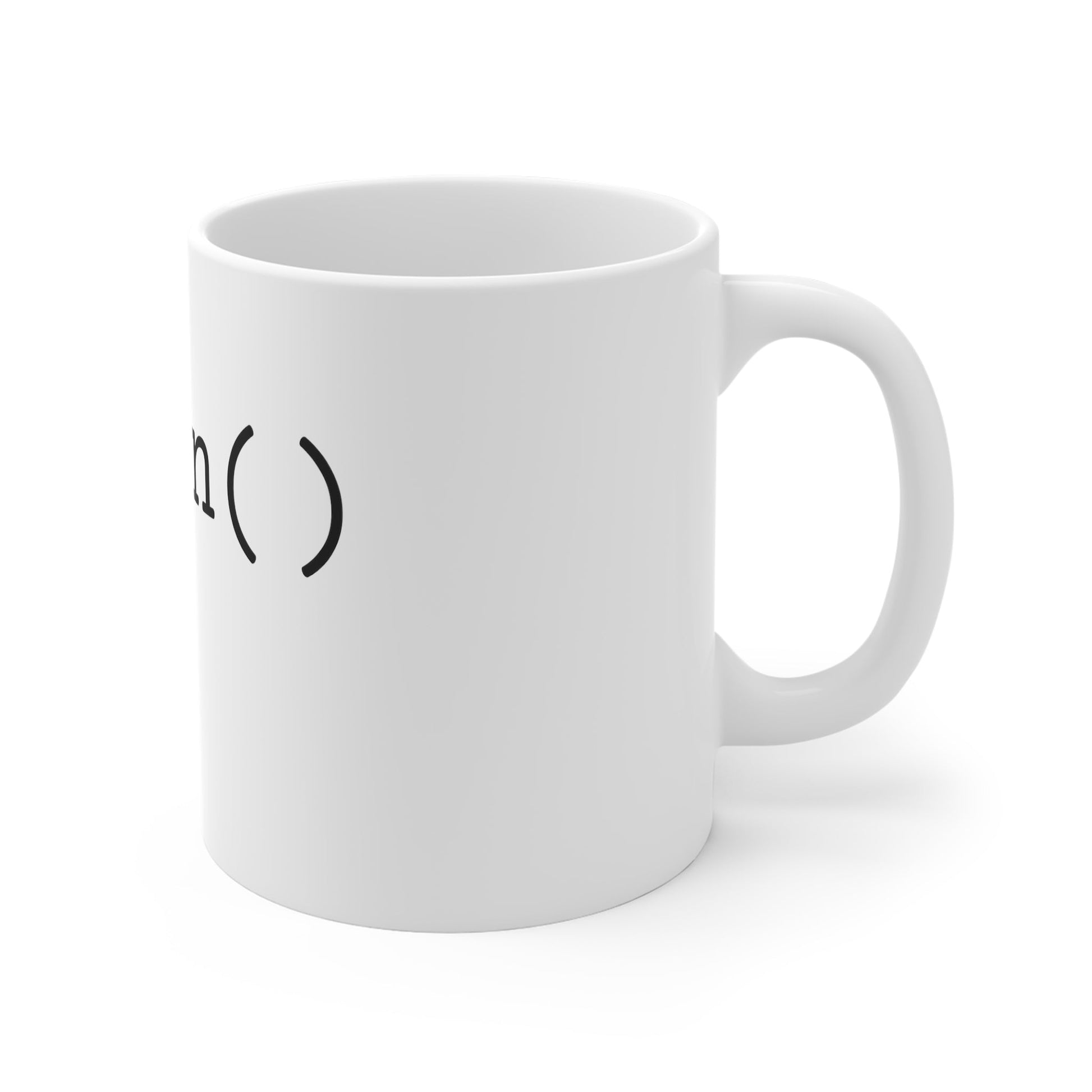 "int main()" 11oz White Mug - Coder Cave