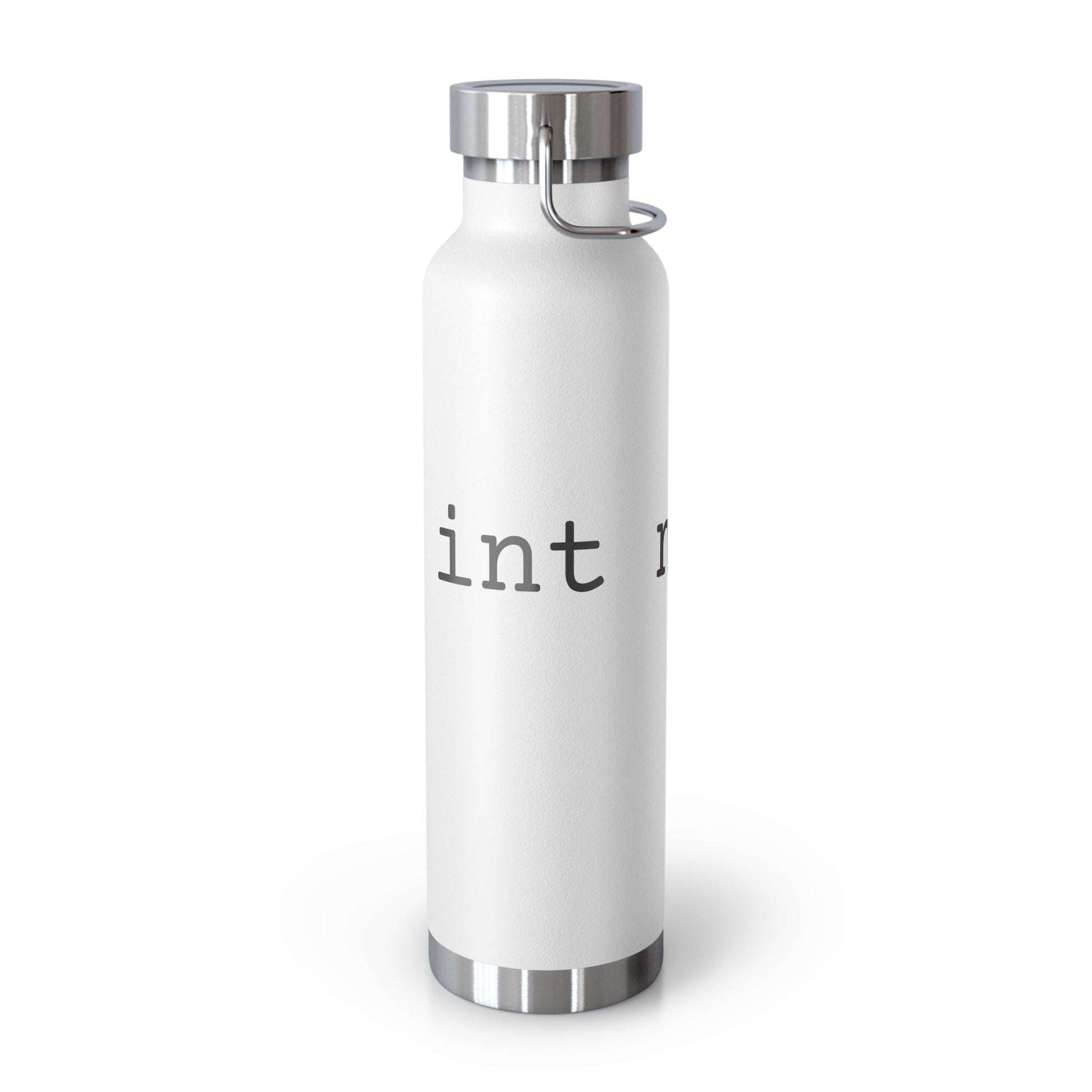 "int main()" Copper Vacuum Insulated Bottle, 22oz - Coder Cave