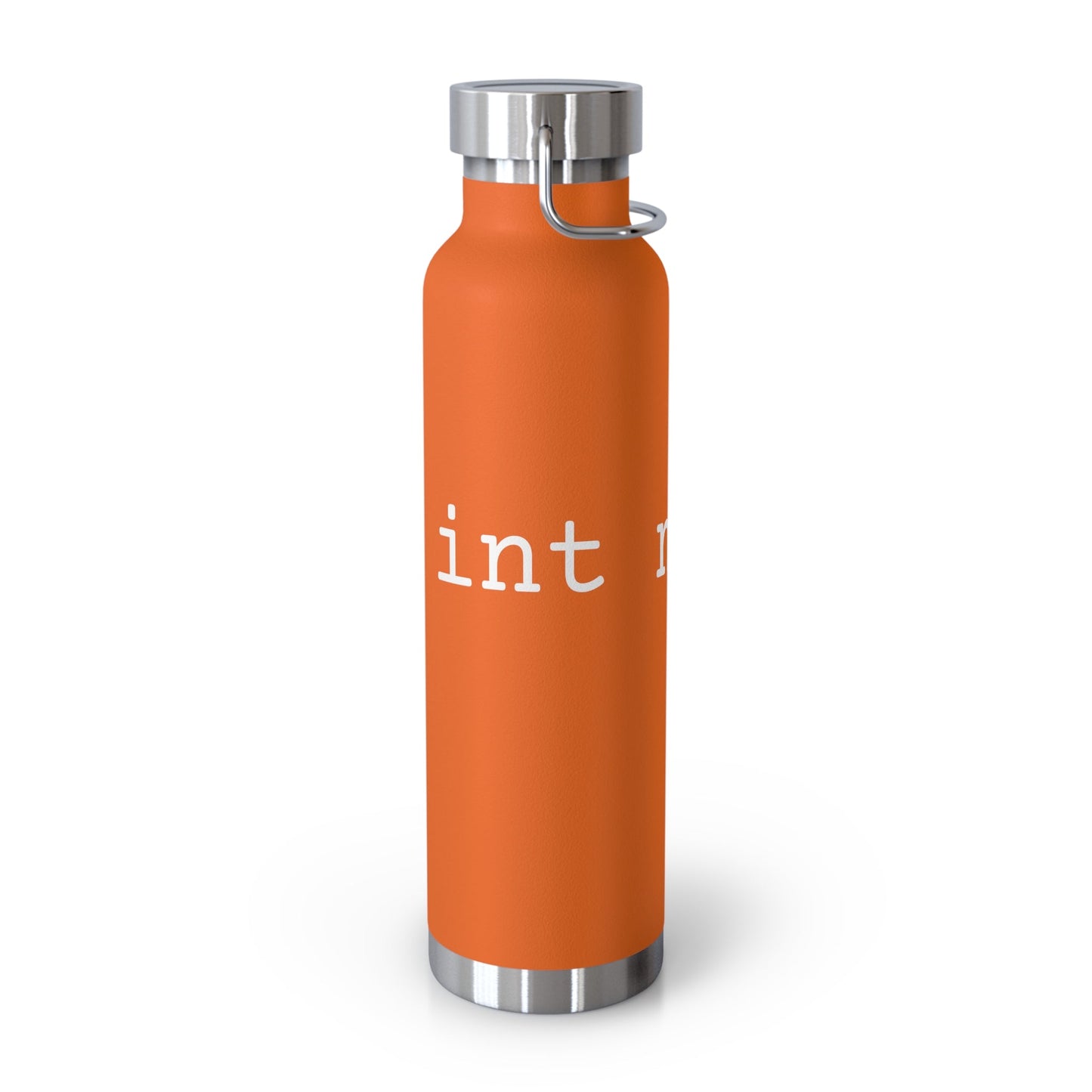 "int main()" Copper Vacuum Insulated Bottle, 22oz - Coder Cave