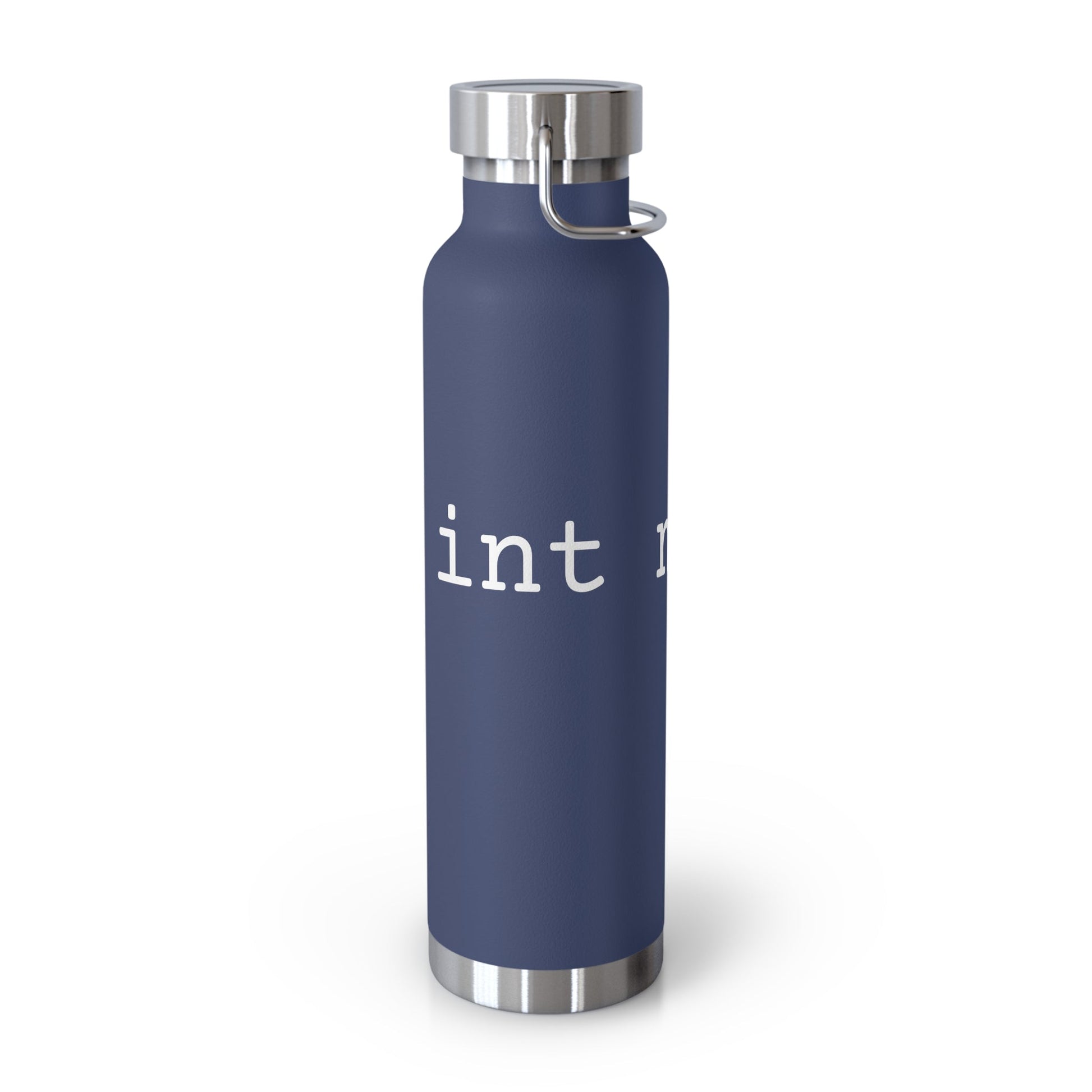 "int main()" Copper Vacuum Insulated Bottle, 22oz - Coder Cave