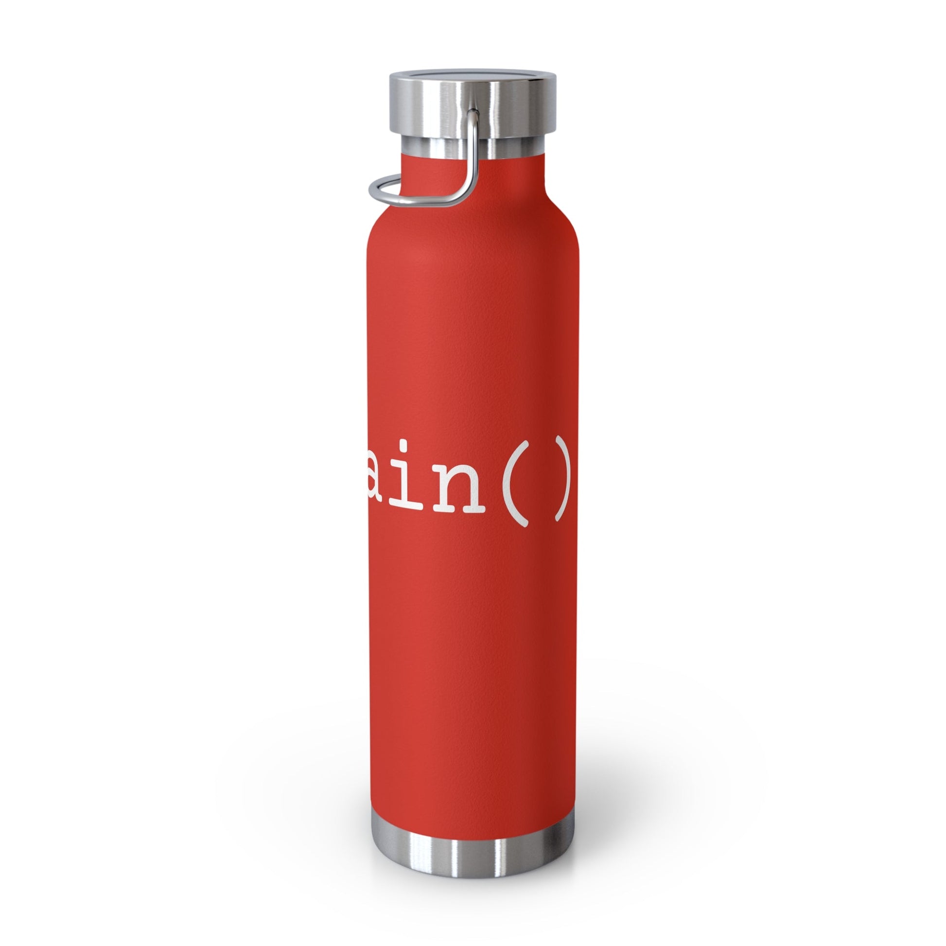 "int main()" Copper Vacuum Insulated Bottle, 22oz - Coder Cave