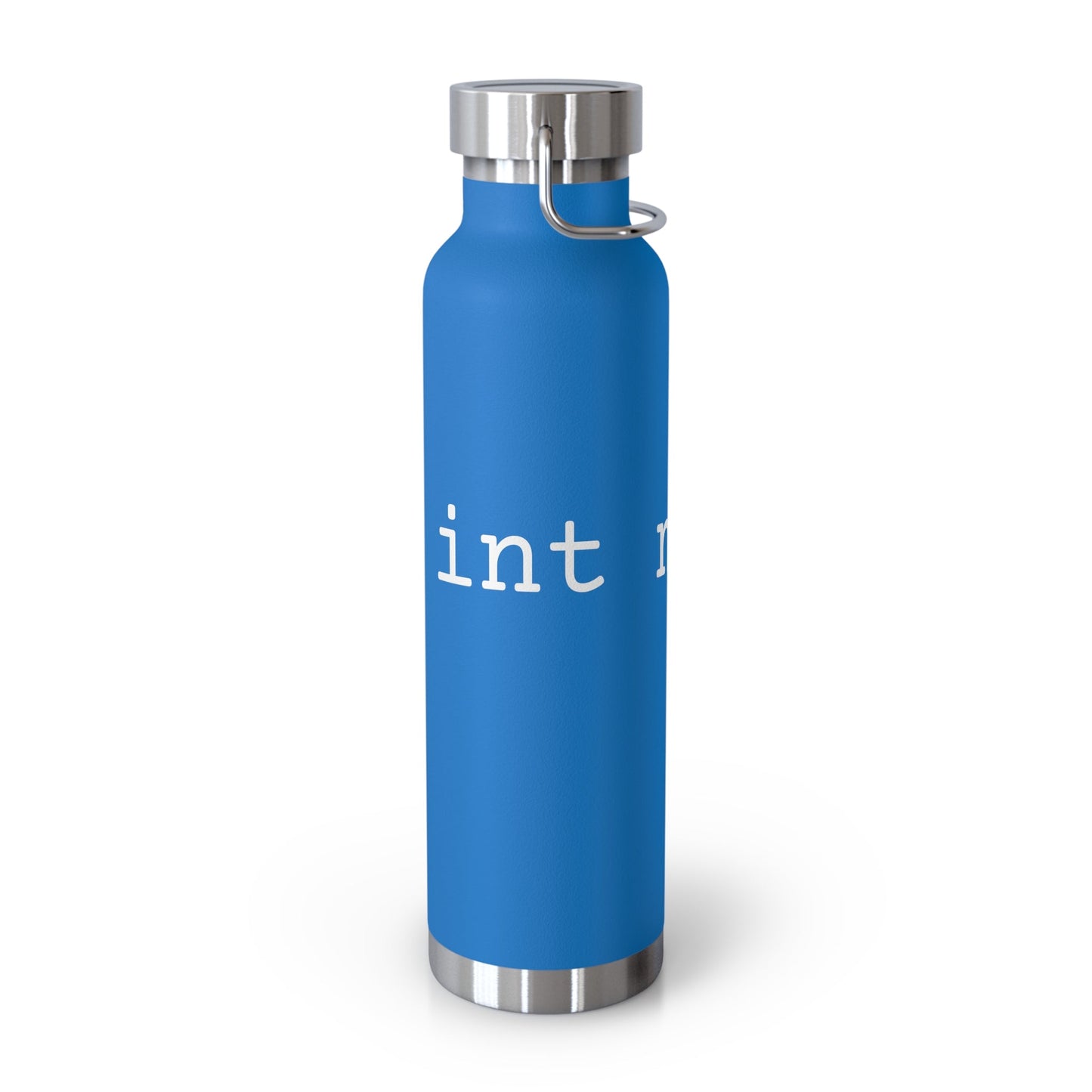 "int main()" Copper Vacuum Insulated Bottle, 22oz - Coder Cave