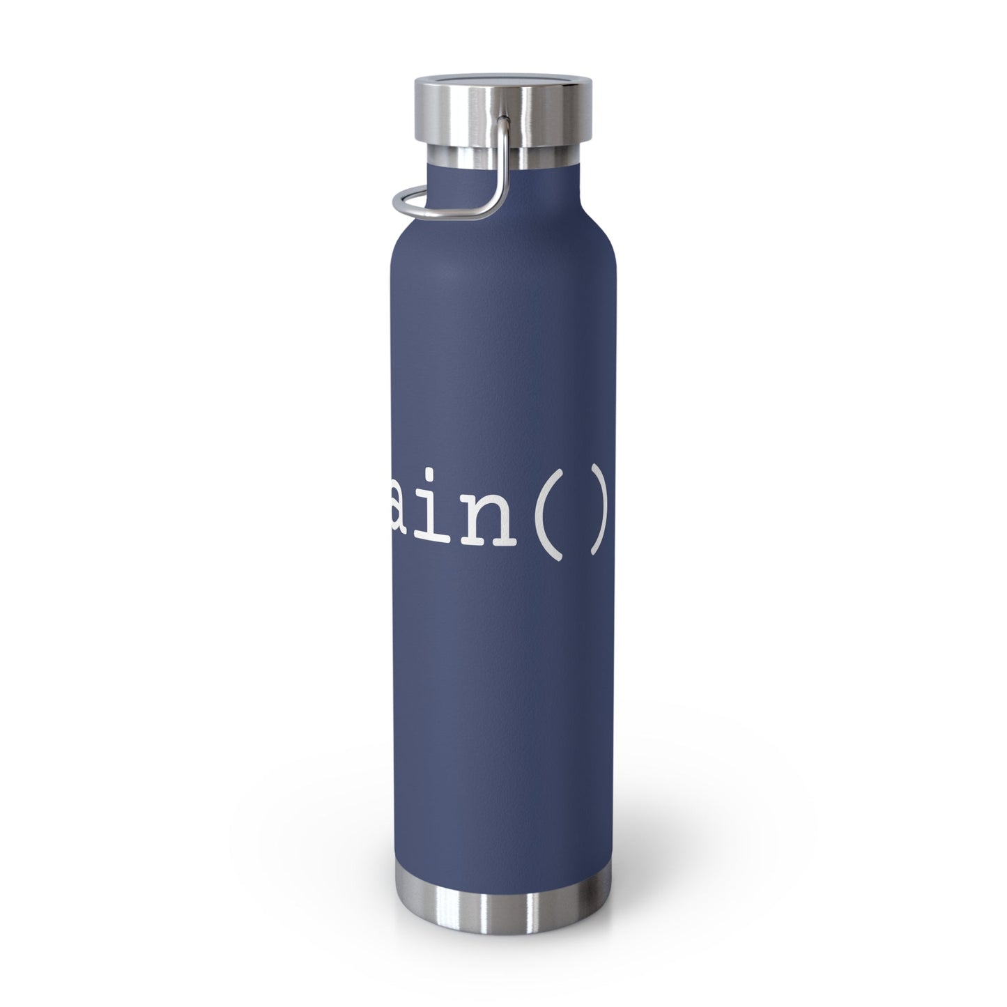 "int main()" Copper Vacuum Insulated Bottle, 22oz - Coder Cave