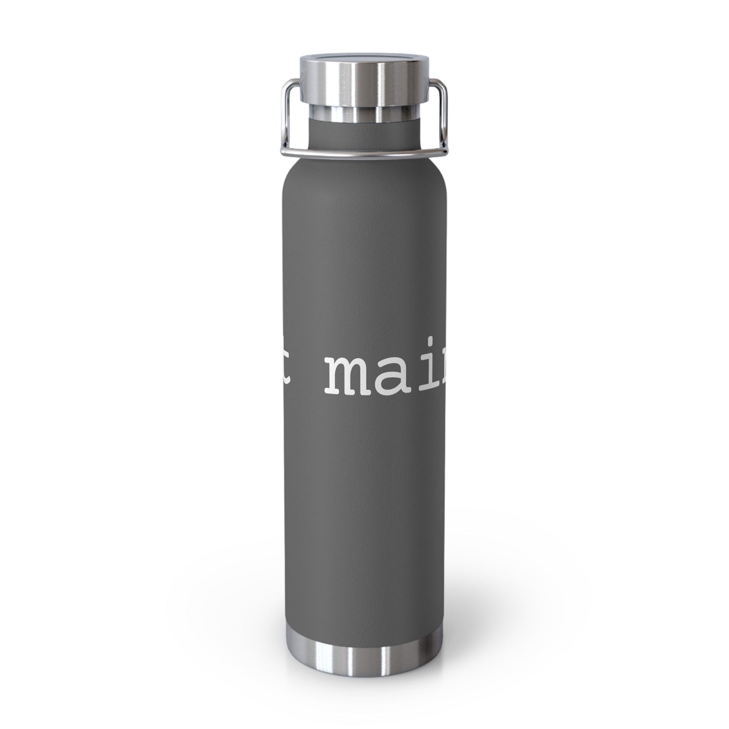 "int main()" Copper Vacuum Insulated Bottle, 22oz - Coder Cave