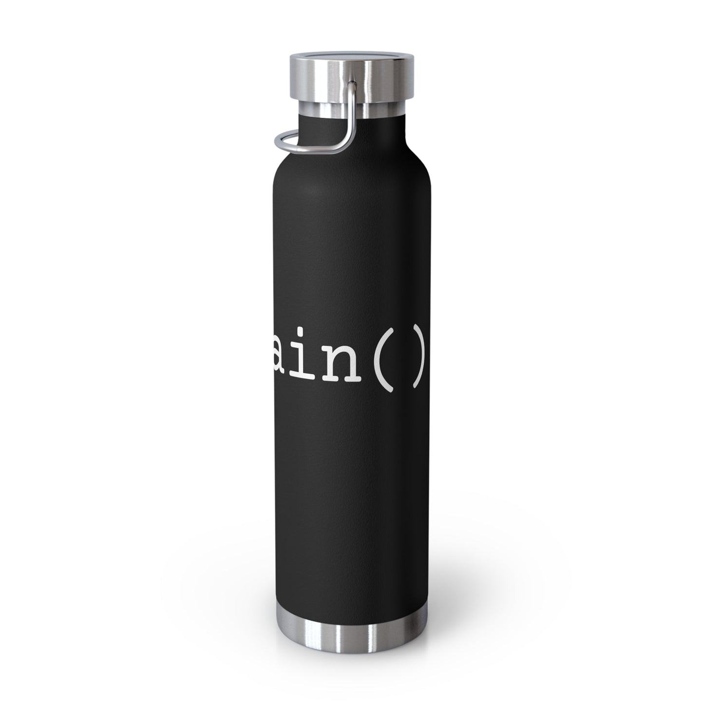 "int main()" Copper Vacuum Insulated Bottle, 22oz - Coder Cave