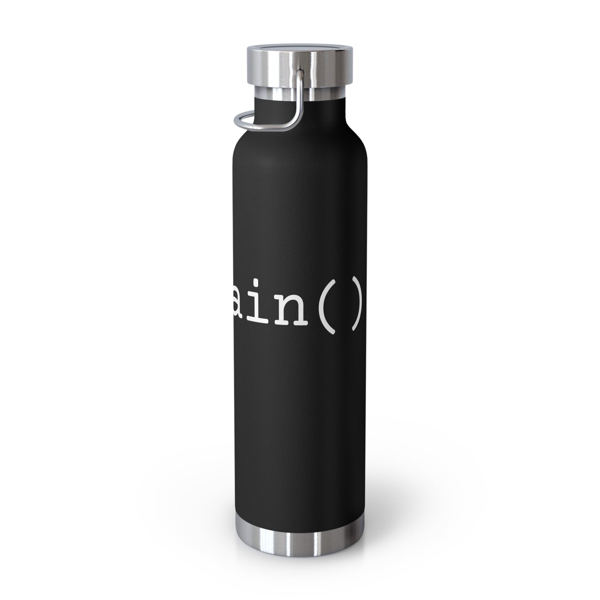 "int main()" Copper Vacuum Insulated Bottle, 22oz - Coder Cave