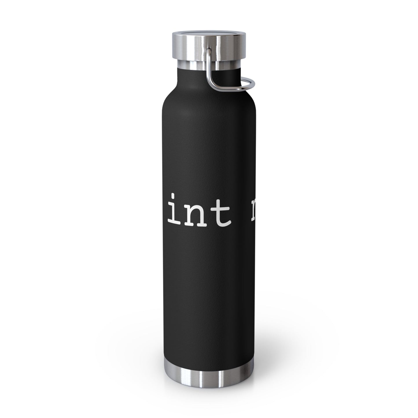 "int main()" Copper Vacuum Insulated Bottle, 22oz - Coder Cave