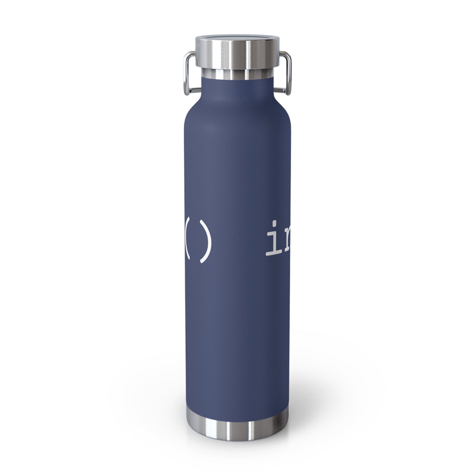 "int main()" Copper Vacuum Insulated Bottle, 22oz - Coder Cave