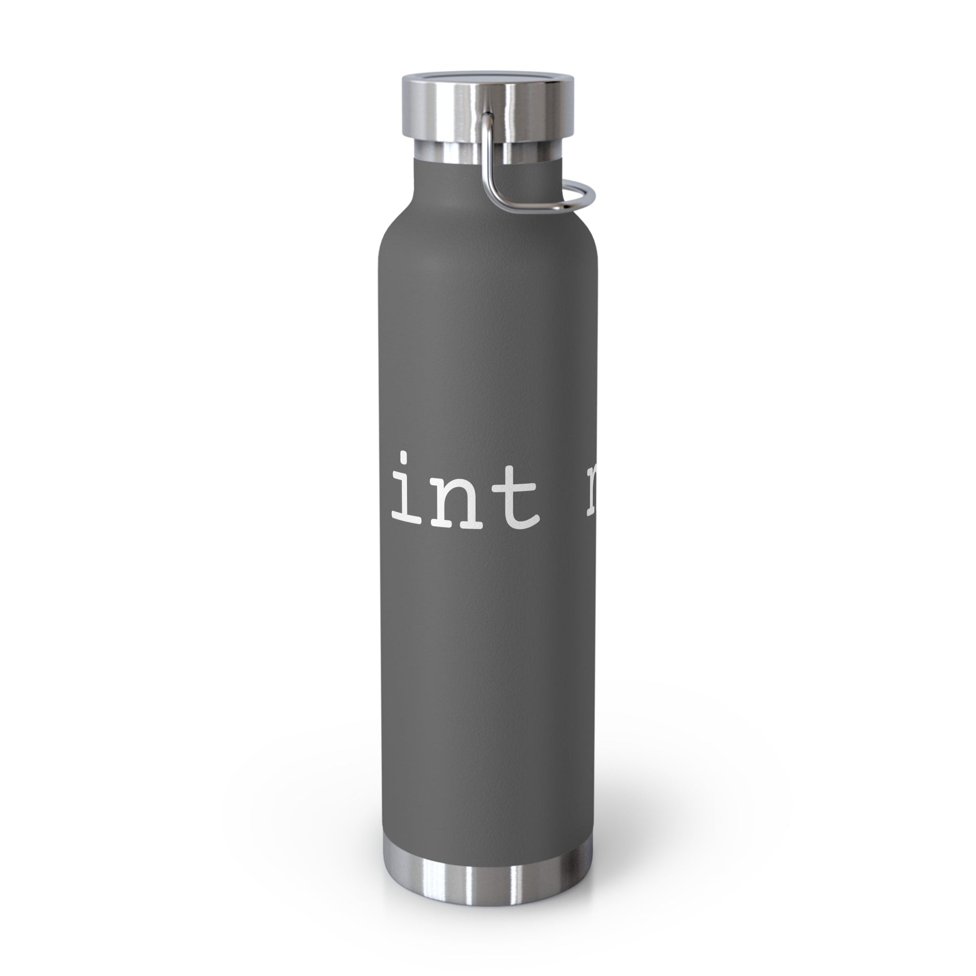 "int main()" Copper Vacuum Insulated Bottle, 22oz - Coder Cave