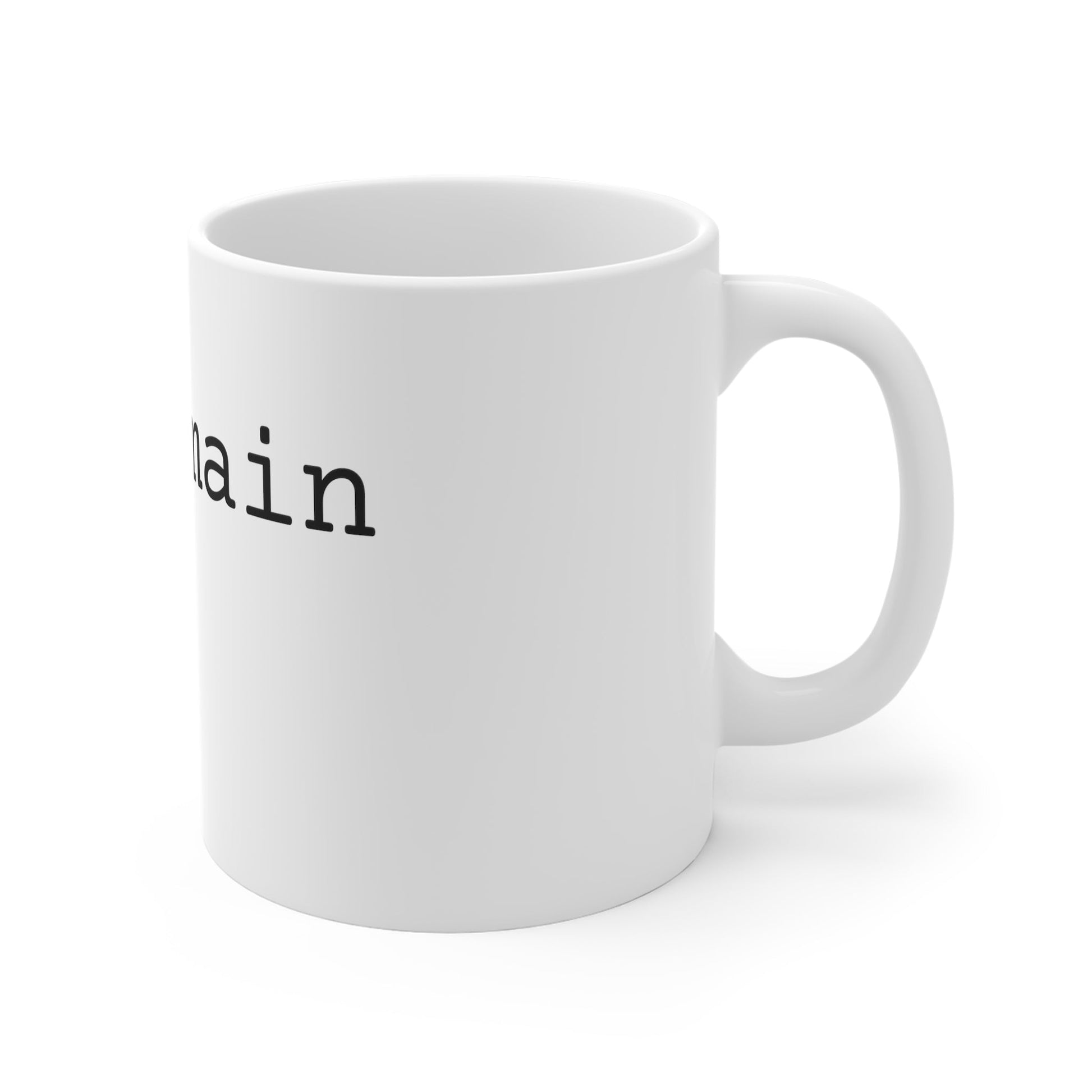 "package main" 11oz White Mug - Coder Cave