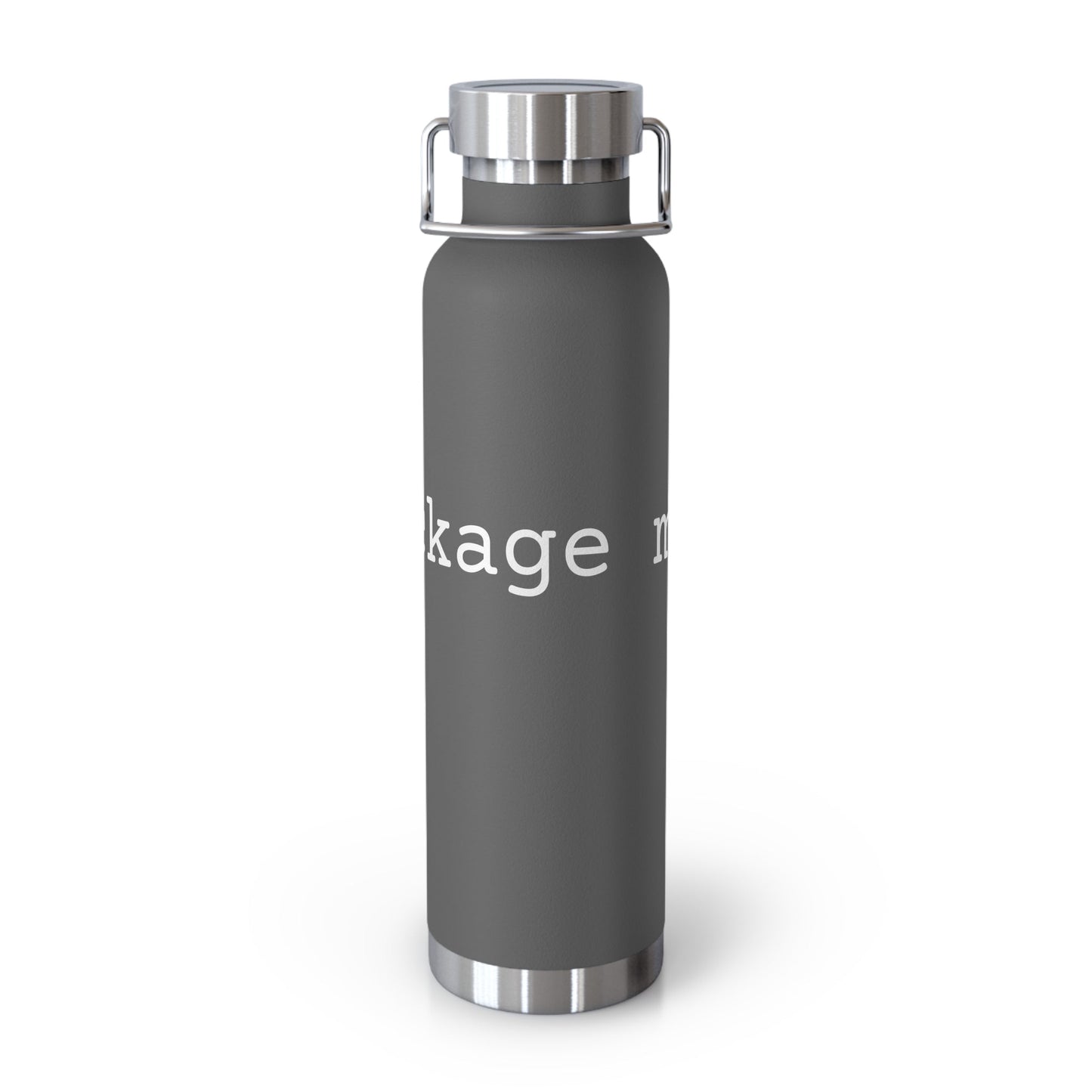 "package main" Copper Vacuum Insulated Bottle, 22oz - Coder Cave