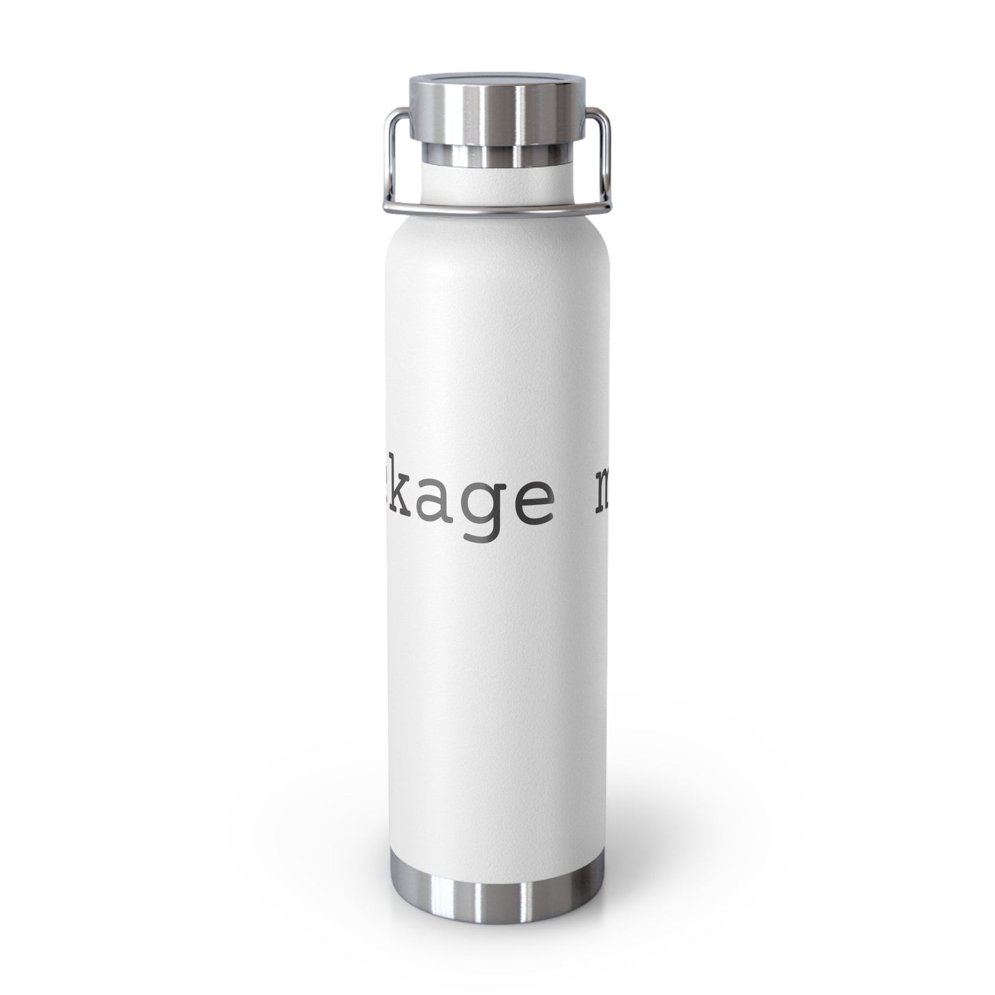 "package main" Copper Vacuum Insulated Bottle, 22oz - Coder Cave