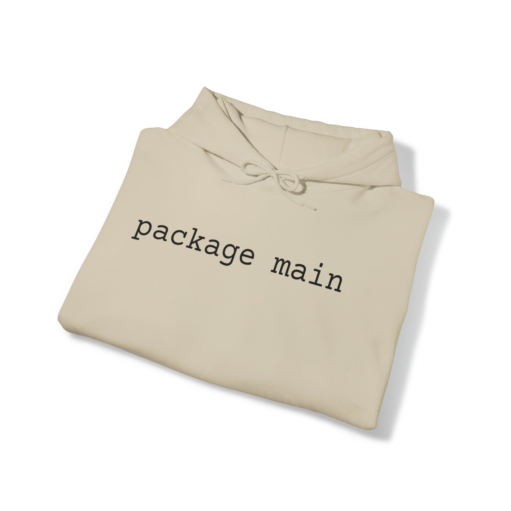 "package main" Unisex Hoodie - Coder Cave