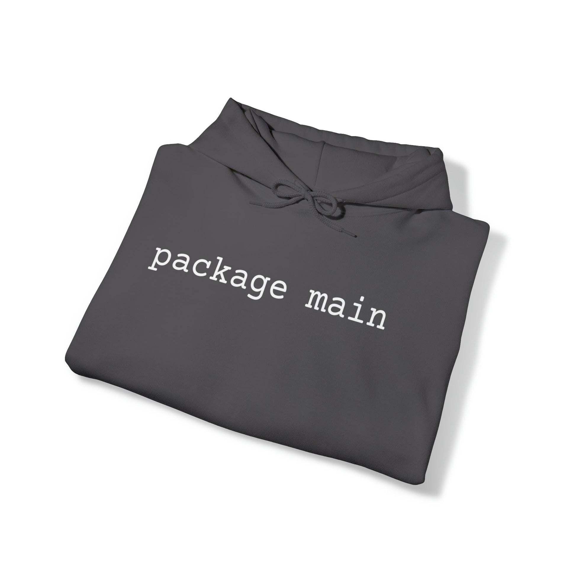 "package main" Unisex Hoodie - Coder Cave