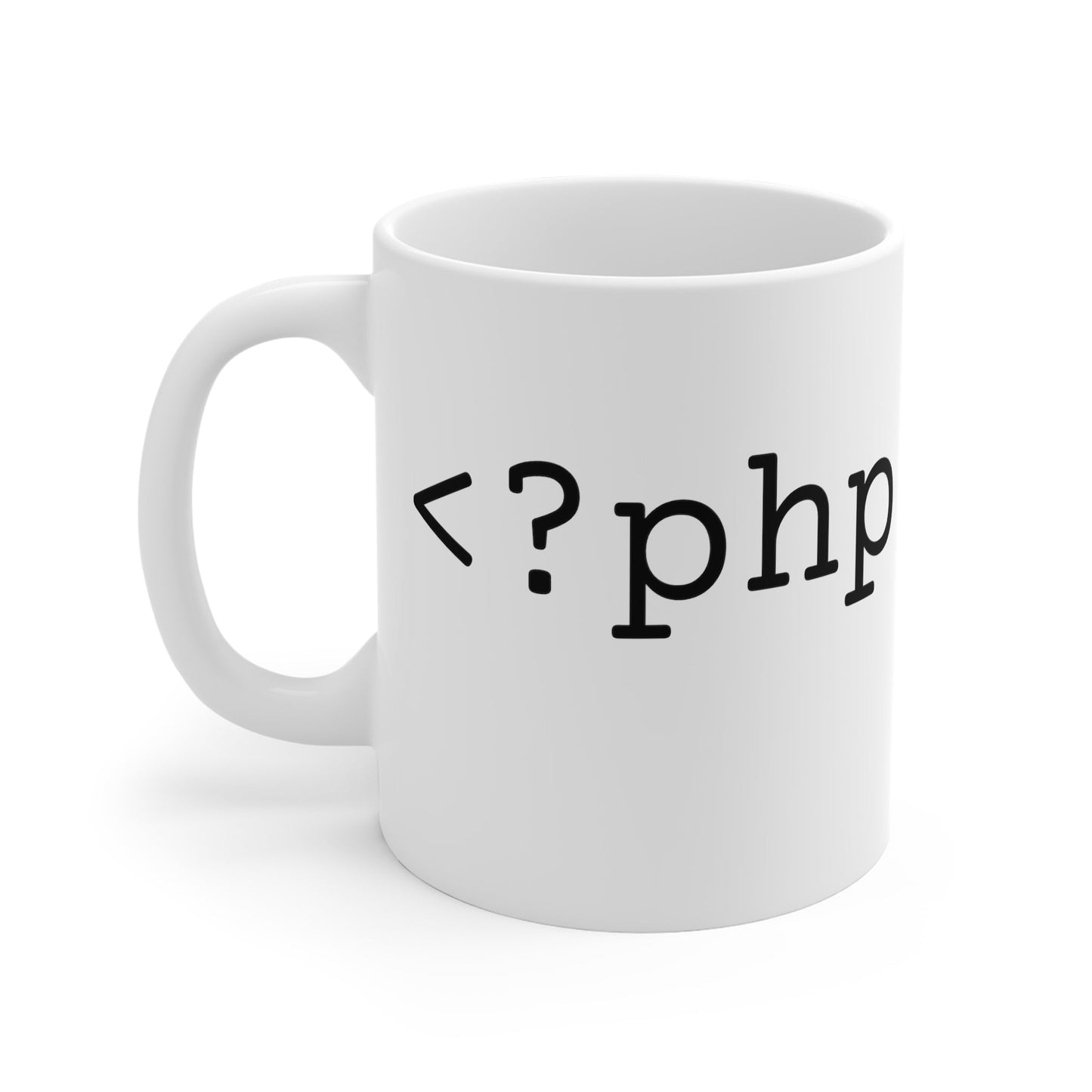 "<?php" 11oz White Mug - Coder Cave